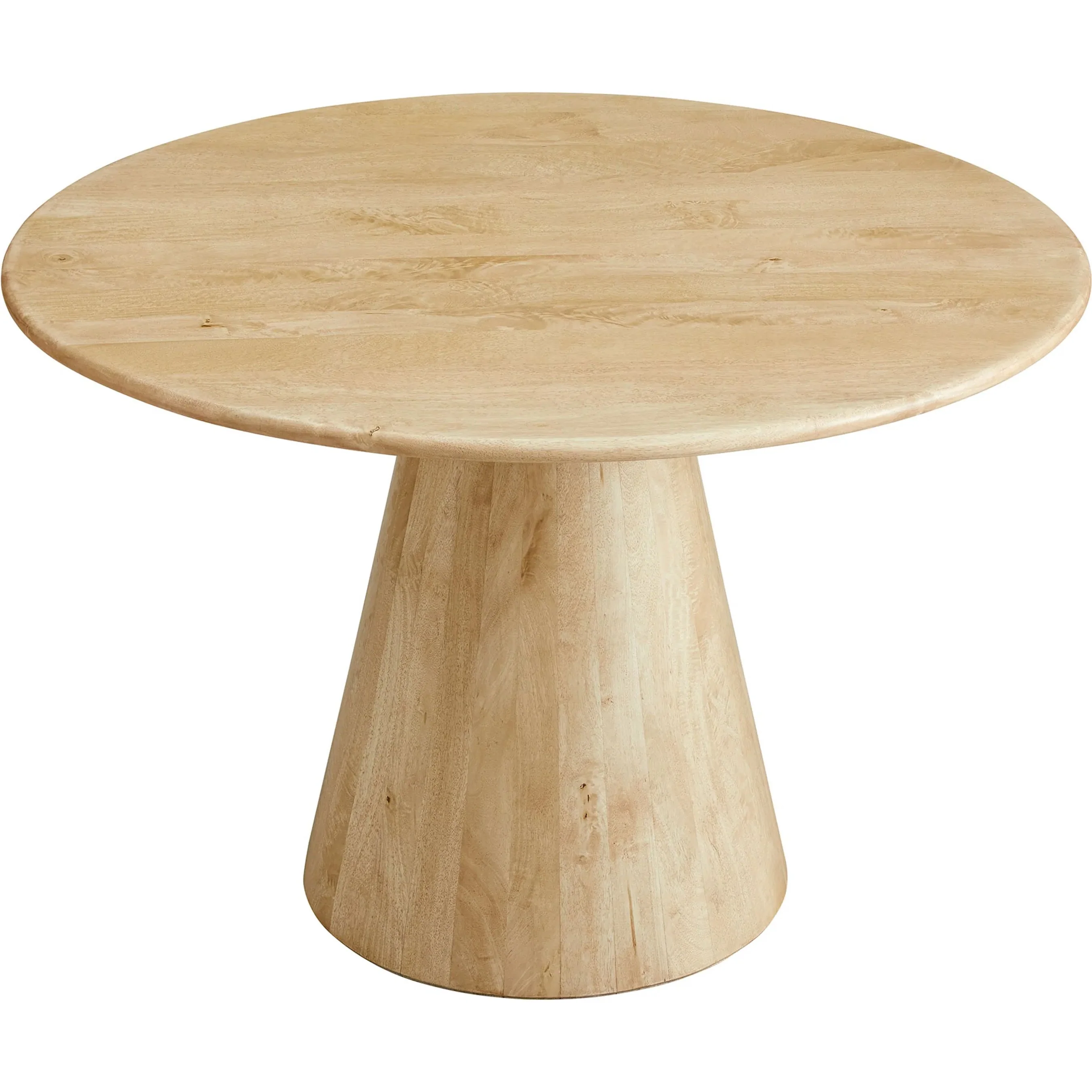 Barranquitas 47" Round Wood Dining Table - Image 4