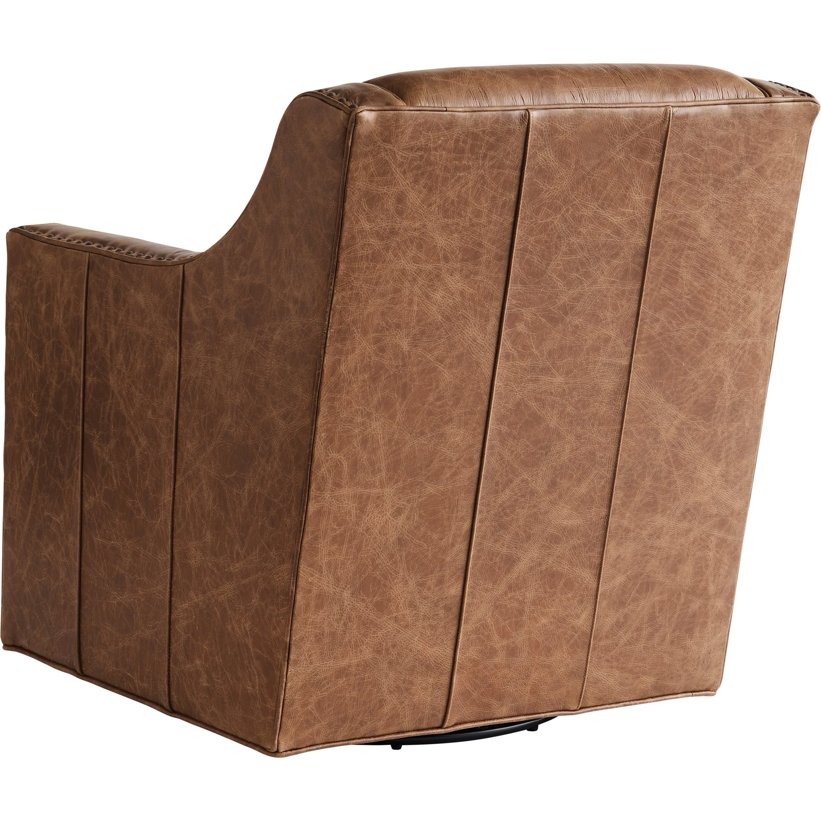 Barrier Leather Swivel Chair - Image 3
