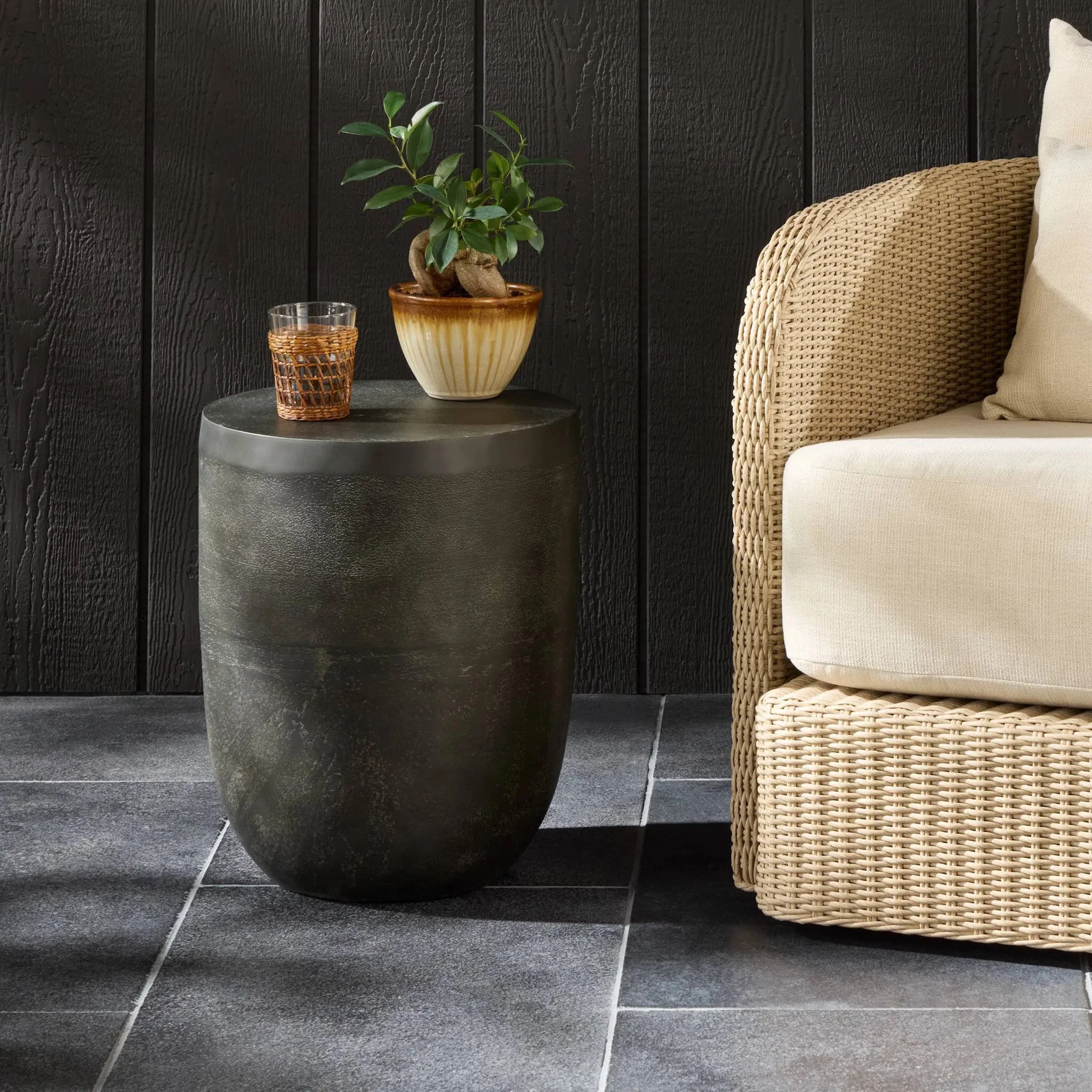 Basil Outdoor Drink Table - Image 16