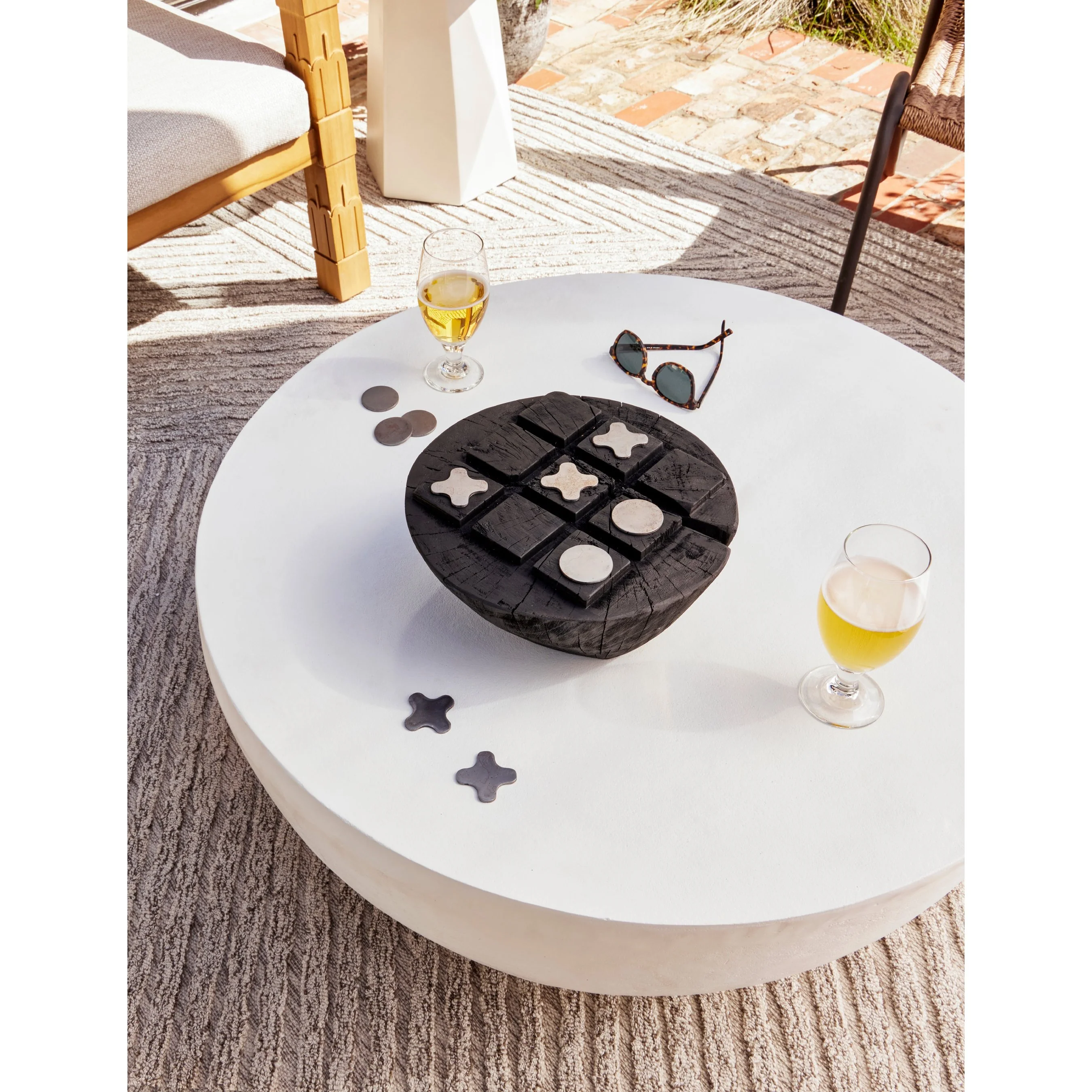 Basil Outdoor Round Coffee Table - Image 19