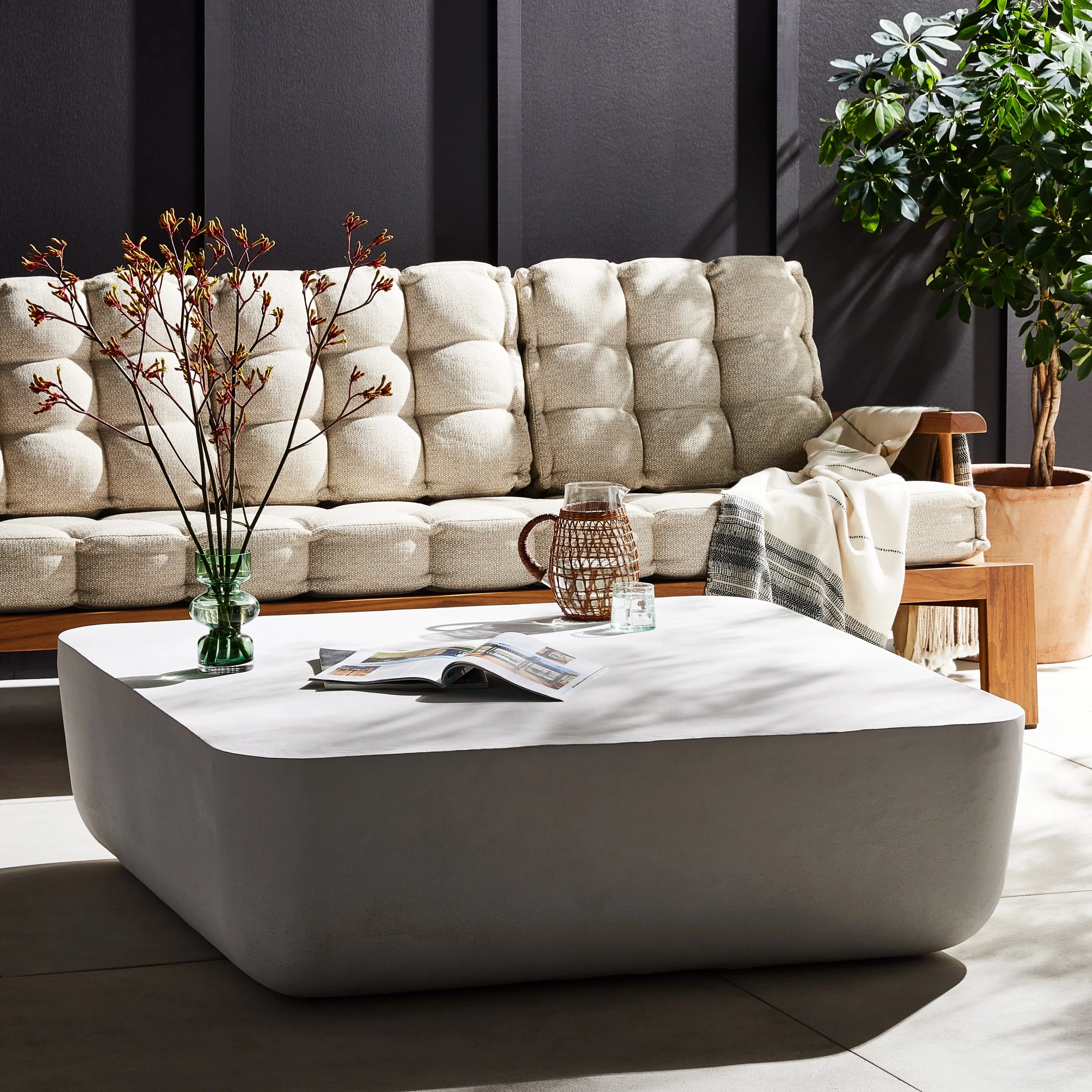 Basil Square Outdoor Coffee Table - Image 24