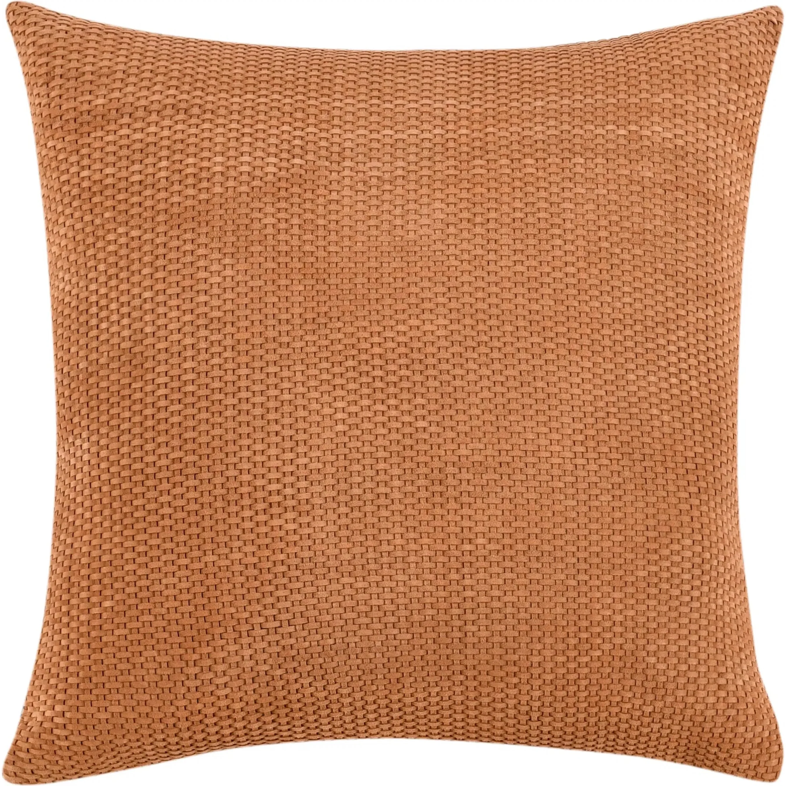 Bassinet Genuine Suede Leather Throw Pillow