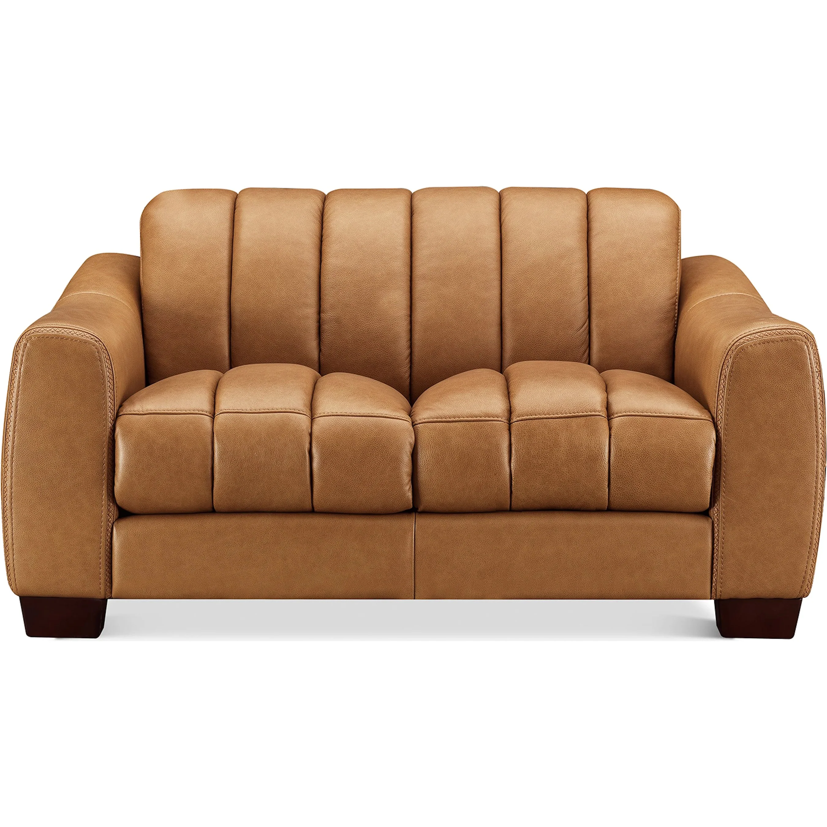 Bayeaux Leather Loveseat - Image 2