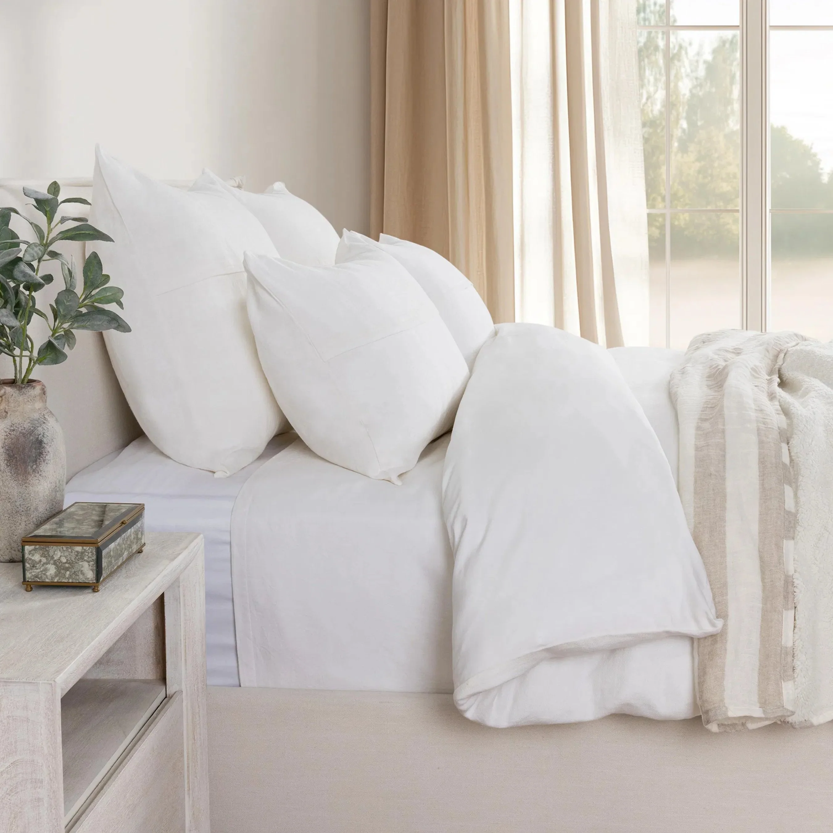 Beaumont 3-Piece Belgian Flax Duvet Set - Image 15