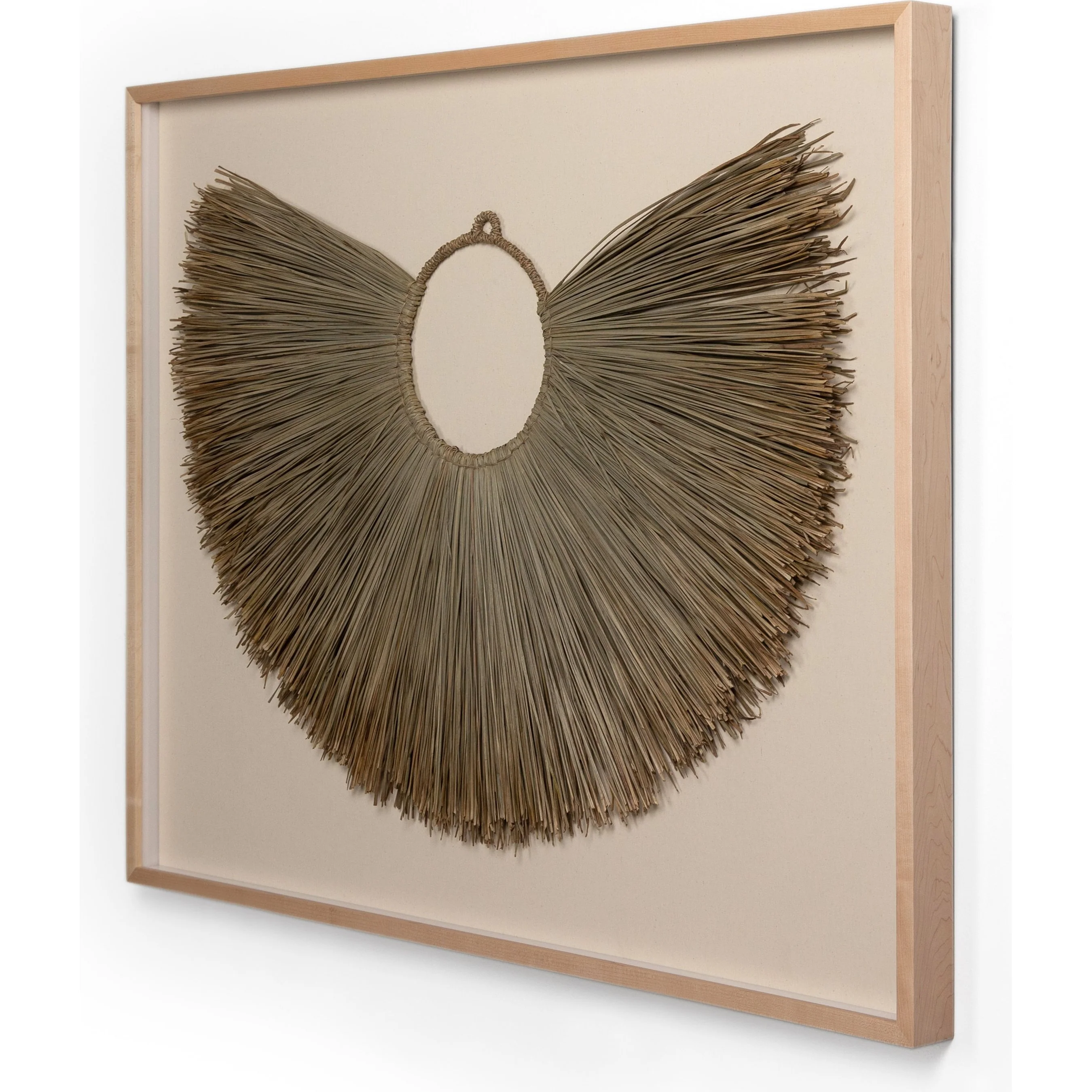 Beda Framed Seagrass Object by FH Art Studio - Image 2