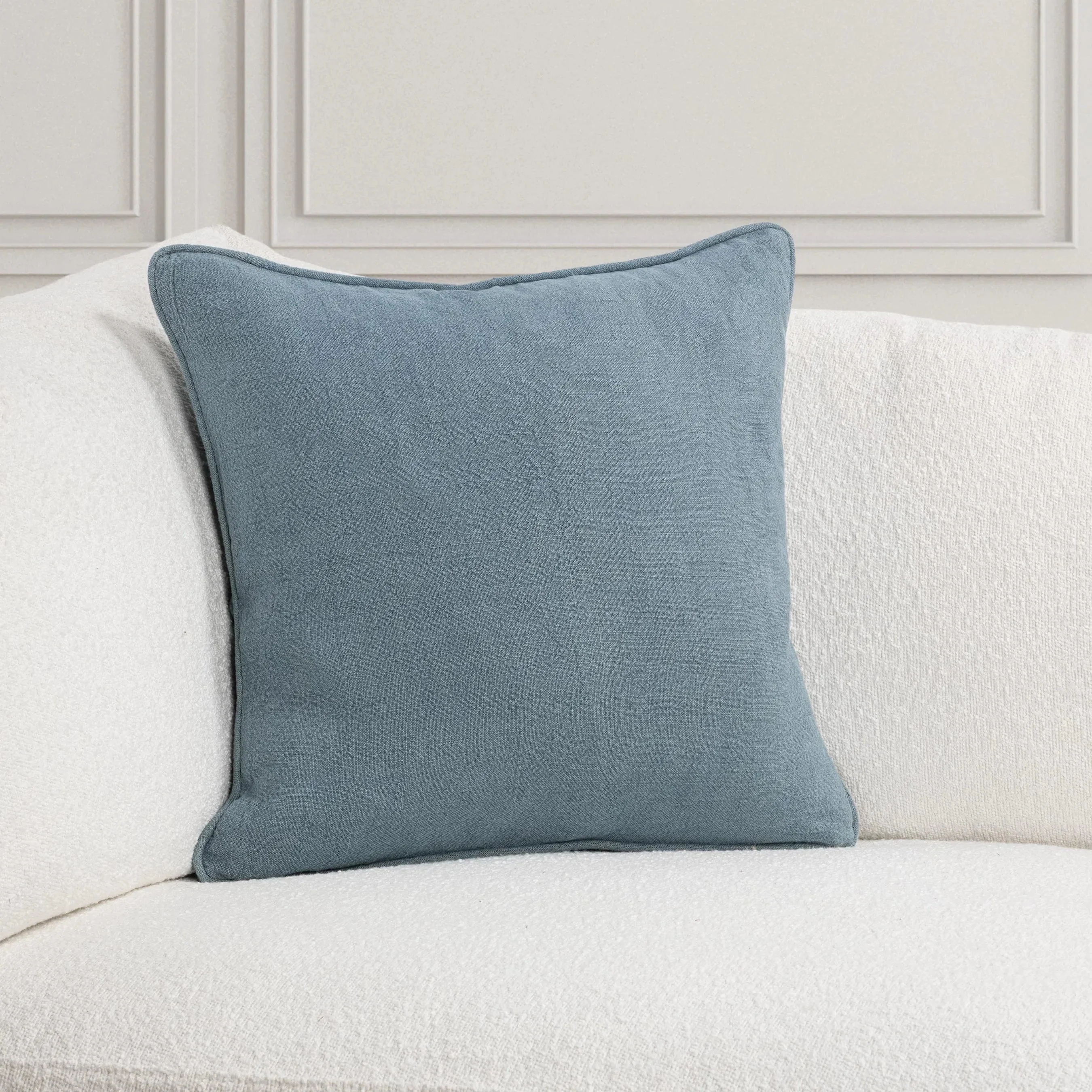 Bedford Linen Fabric Throw Pillow - Image 28