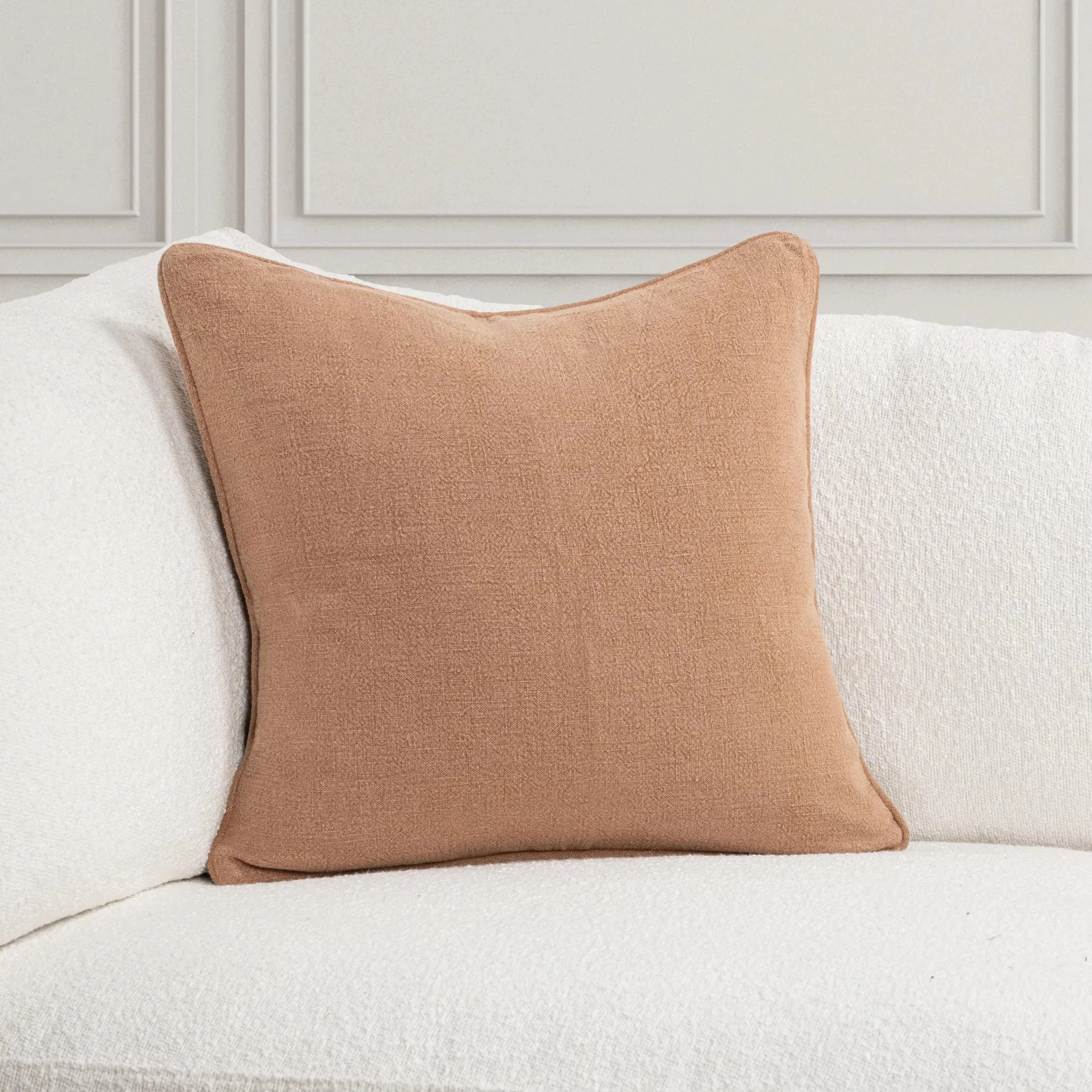 Bedford Linen Fabric Throw Pillow - Image 30