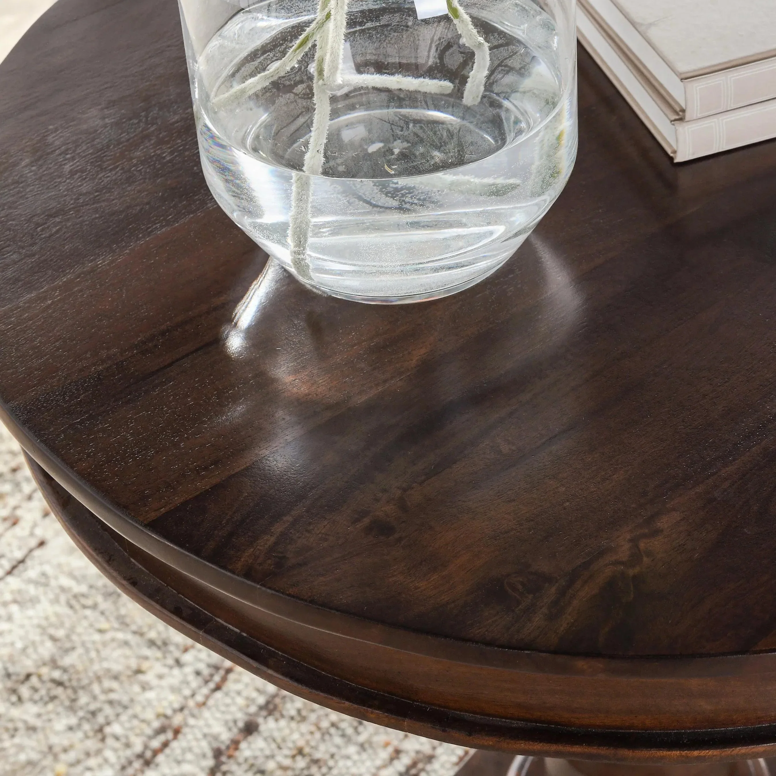 Bella Mango Wood 30" Round Table - Image 11