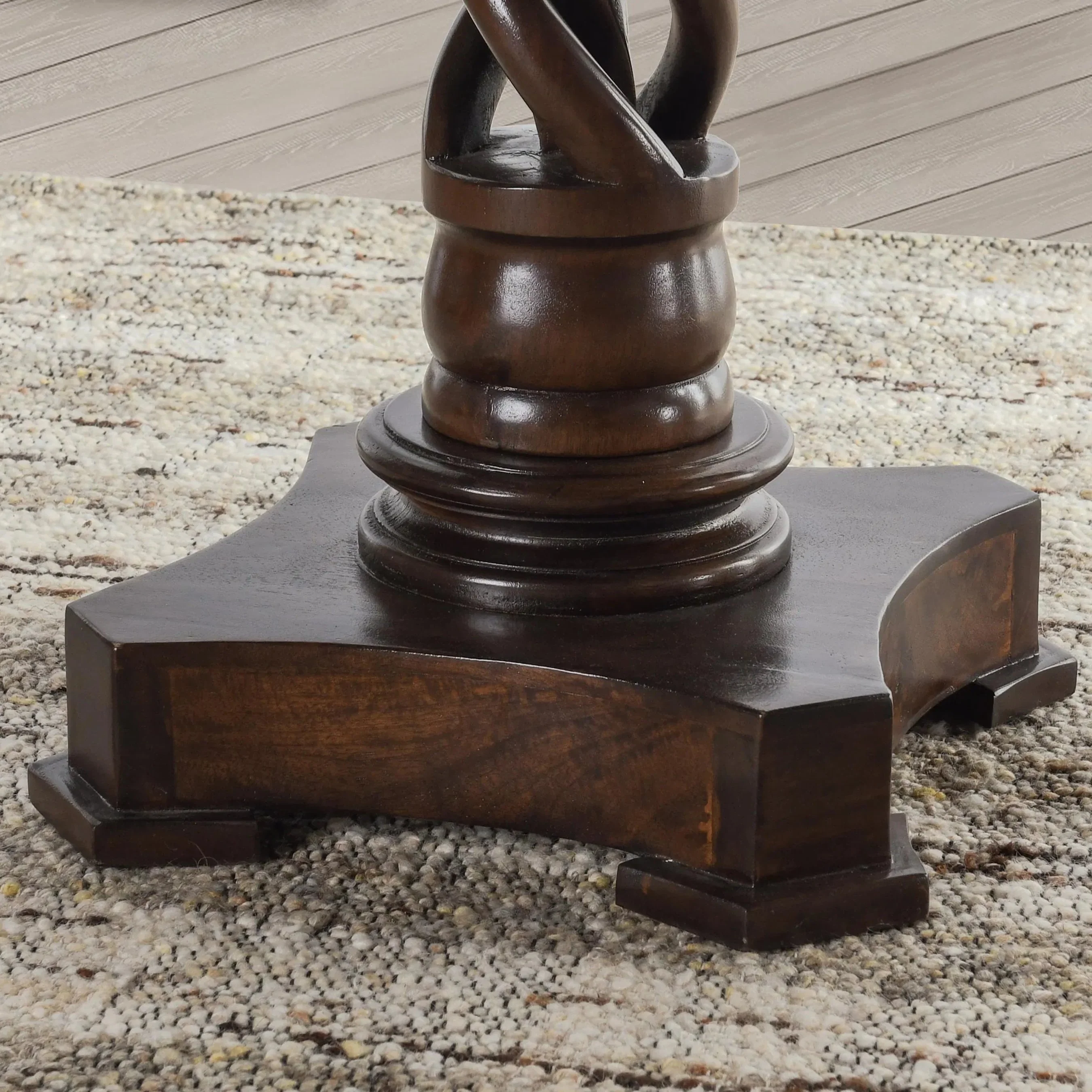 Bella Mango Wood 30" Round Table - Image 12