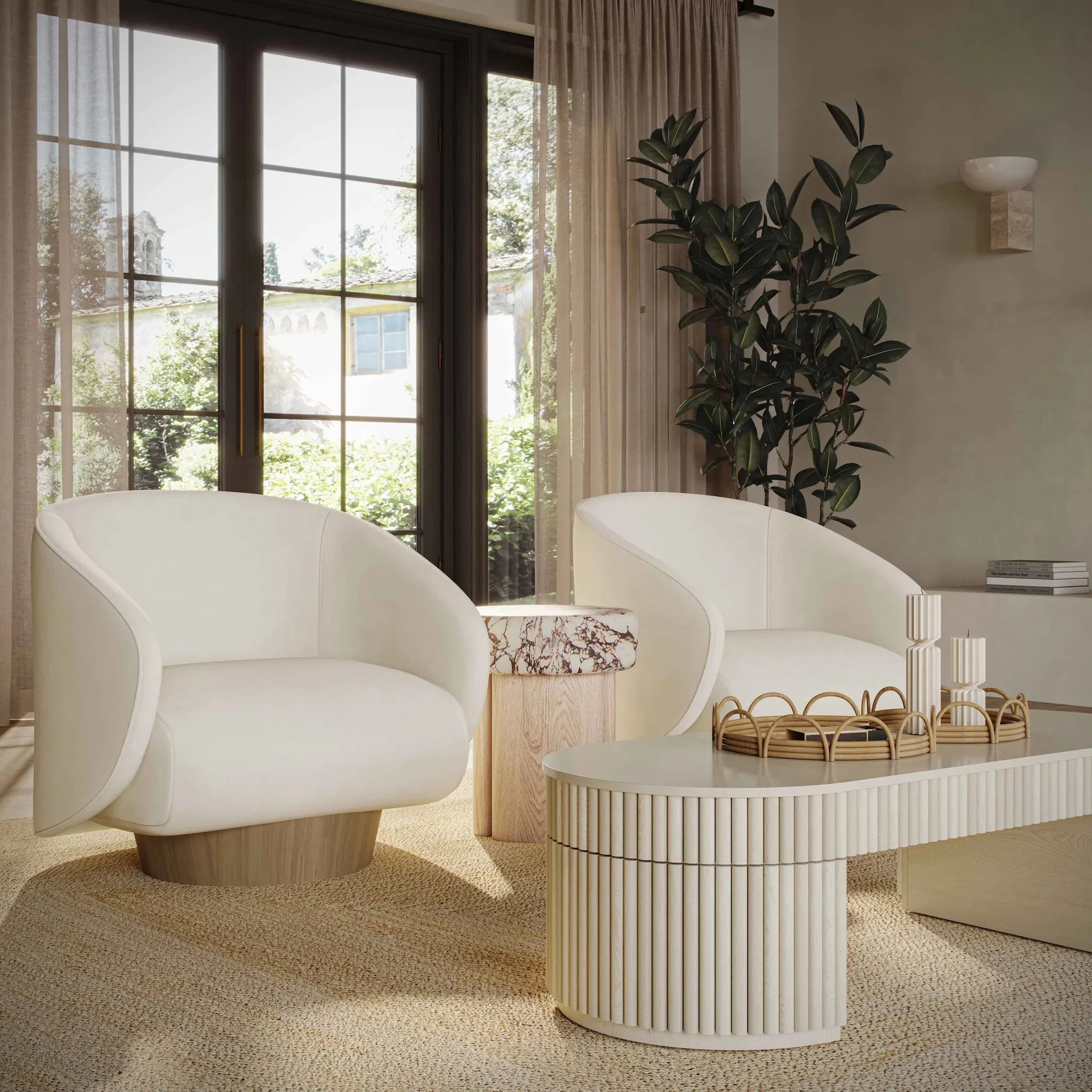 Bella Oval Coffee Table - Image 10