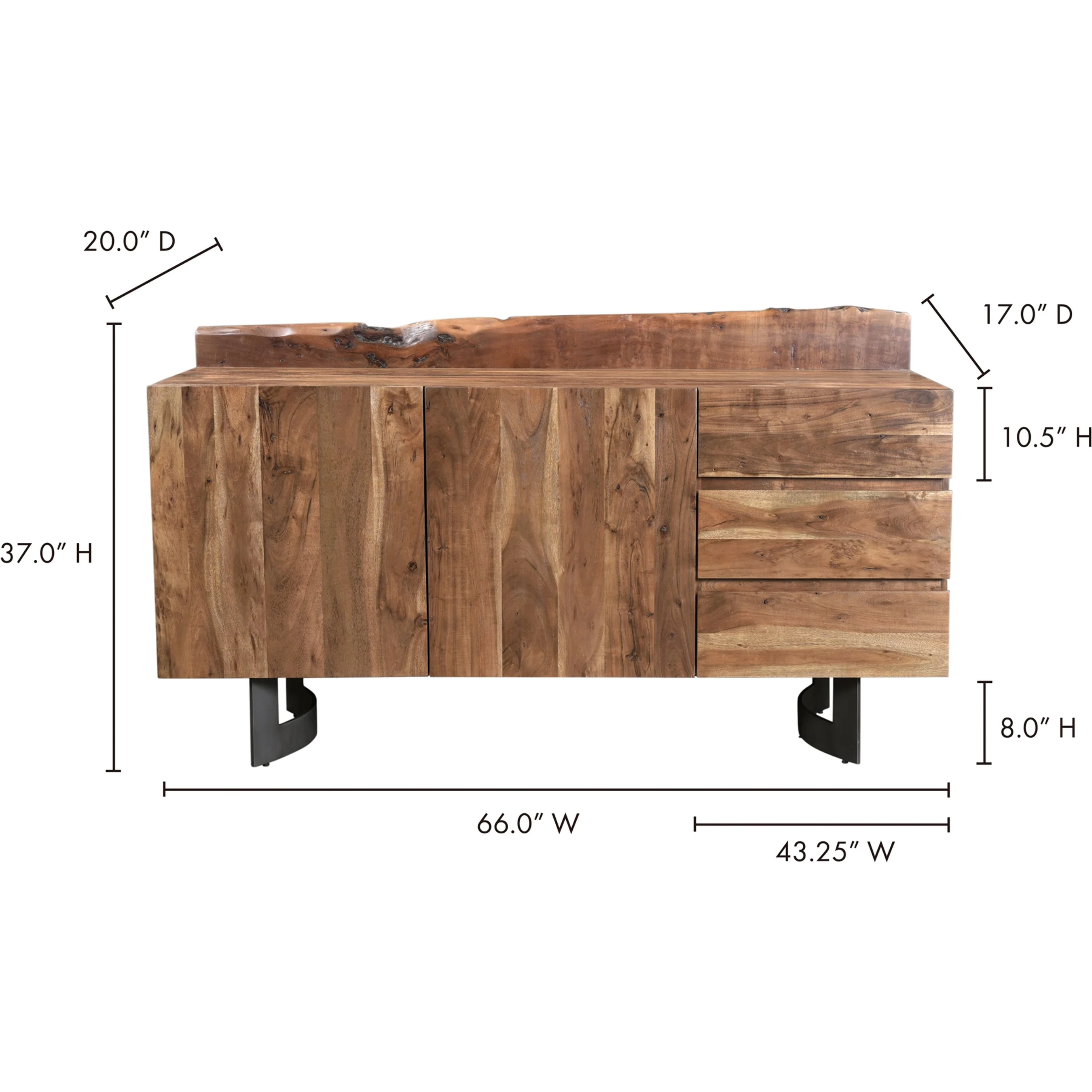 Bent Sideboard Smoked - Image 5
