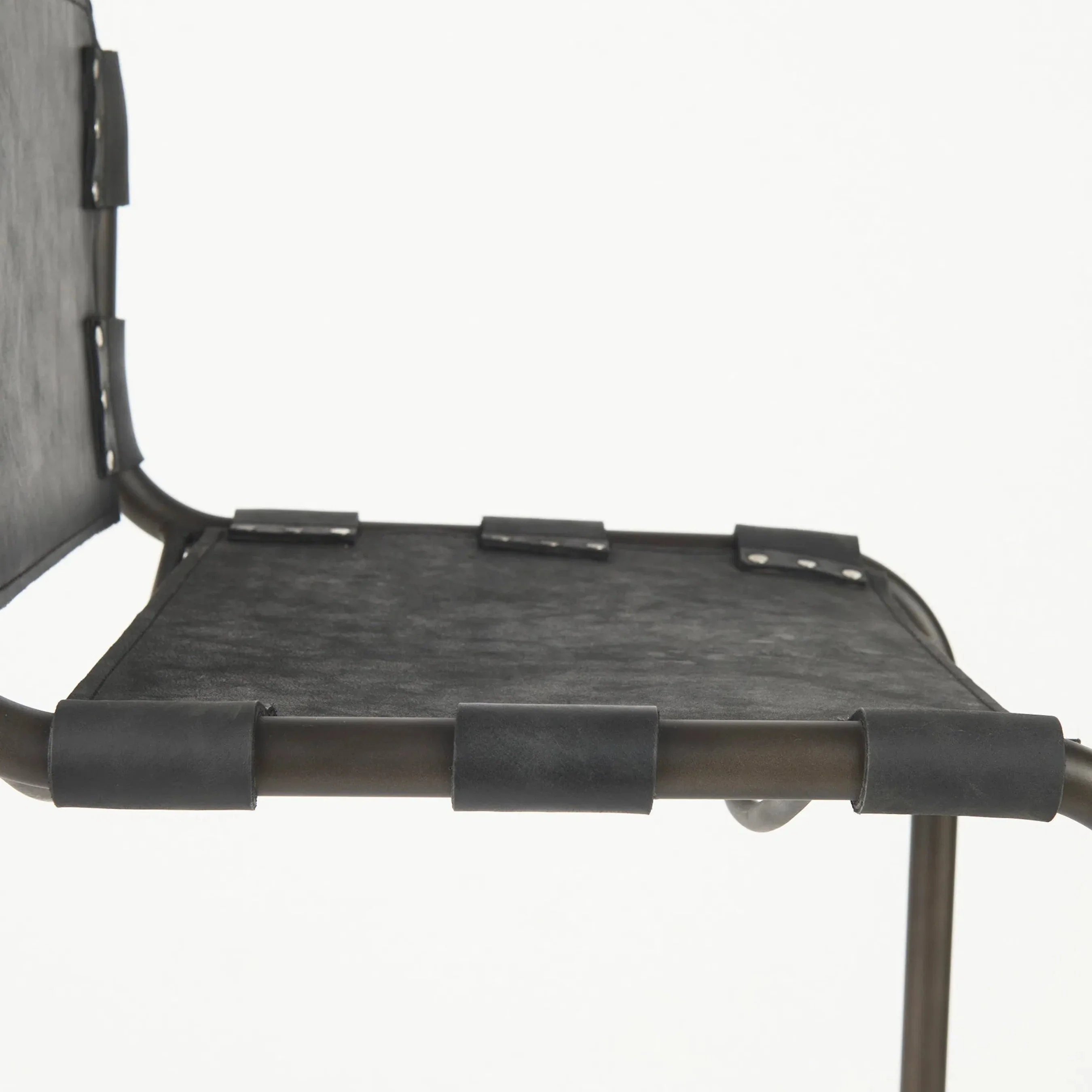 Berbick Leather Seat Bar Stool - Image 3