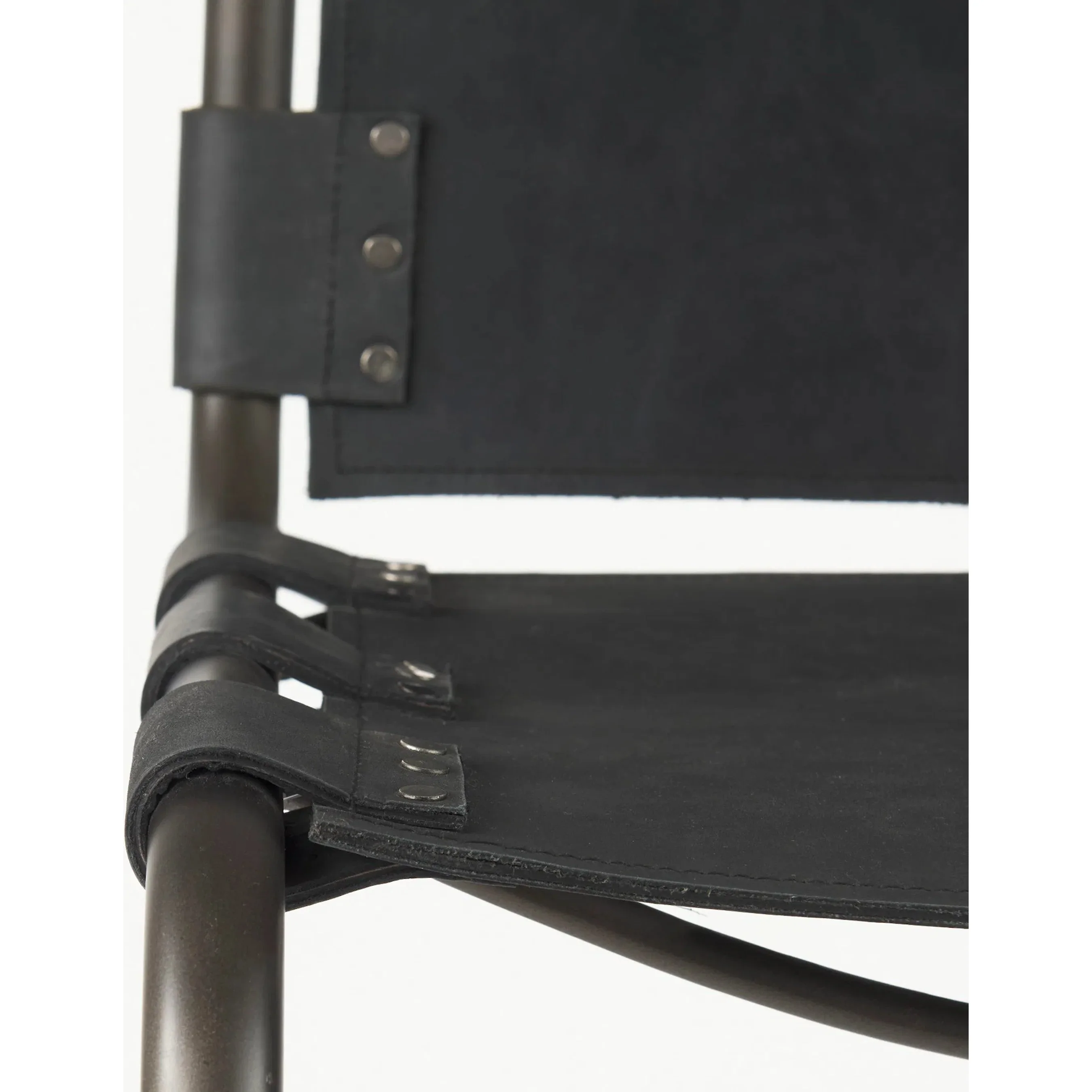 Berbick Leather Seat Bar Stool - Image 4