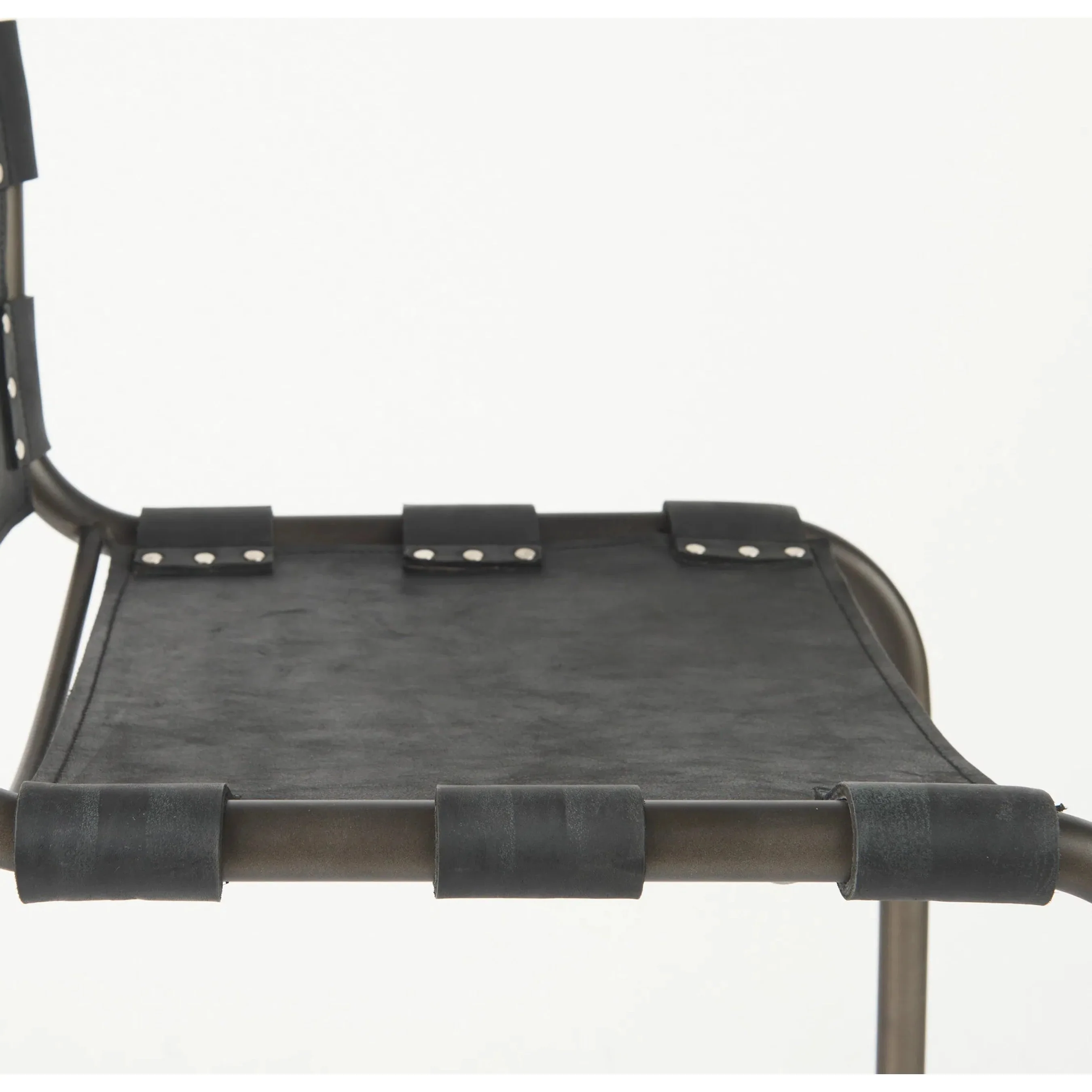 Berbick Leather Seat Counter Stool - Image 4