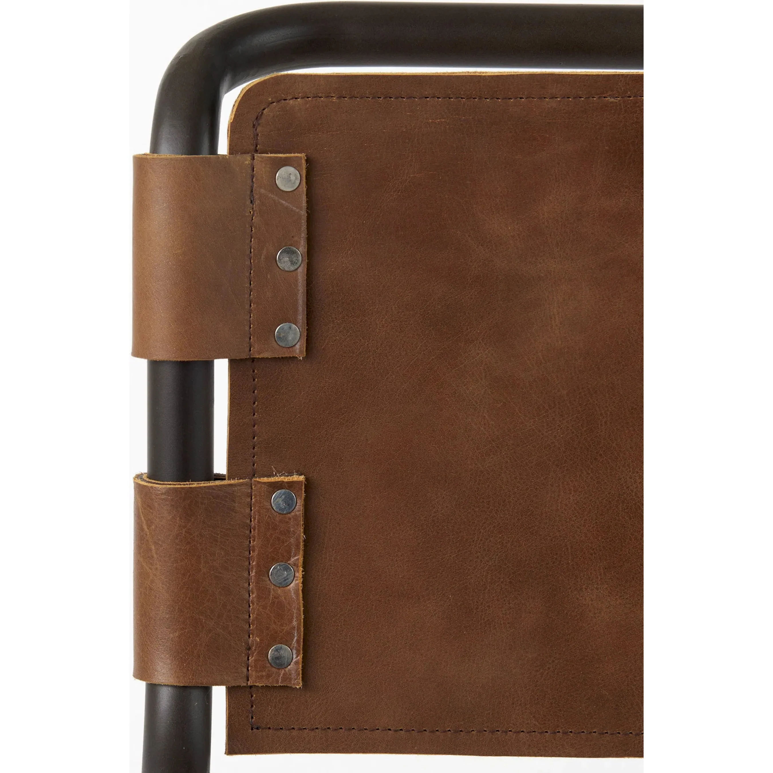 Berbick Leather Seat Counter Stool - Image 6