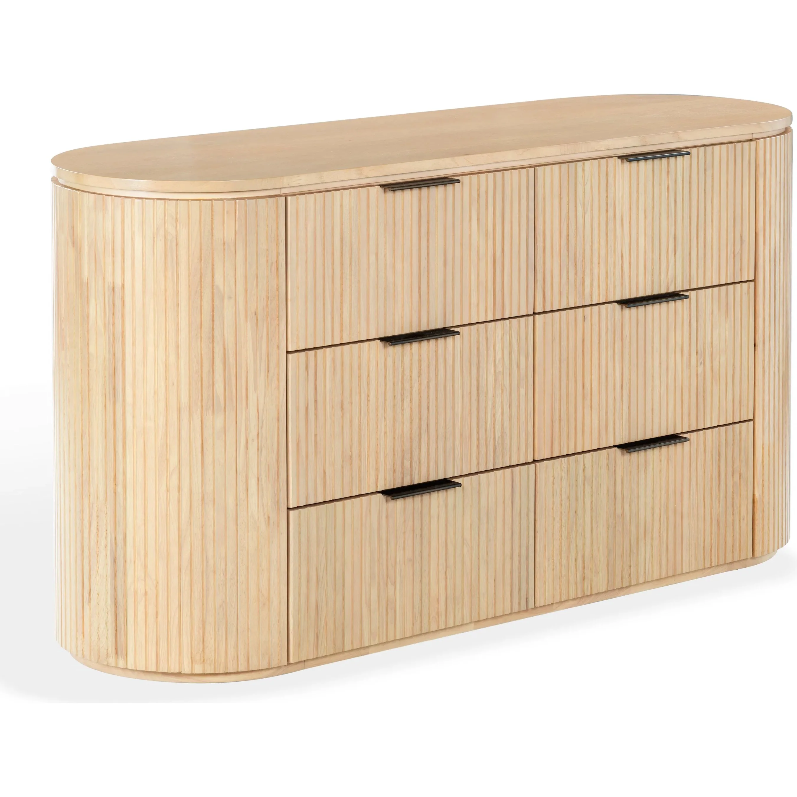Berkshire Fluted 6 Drawer Dresser - Image 6