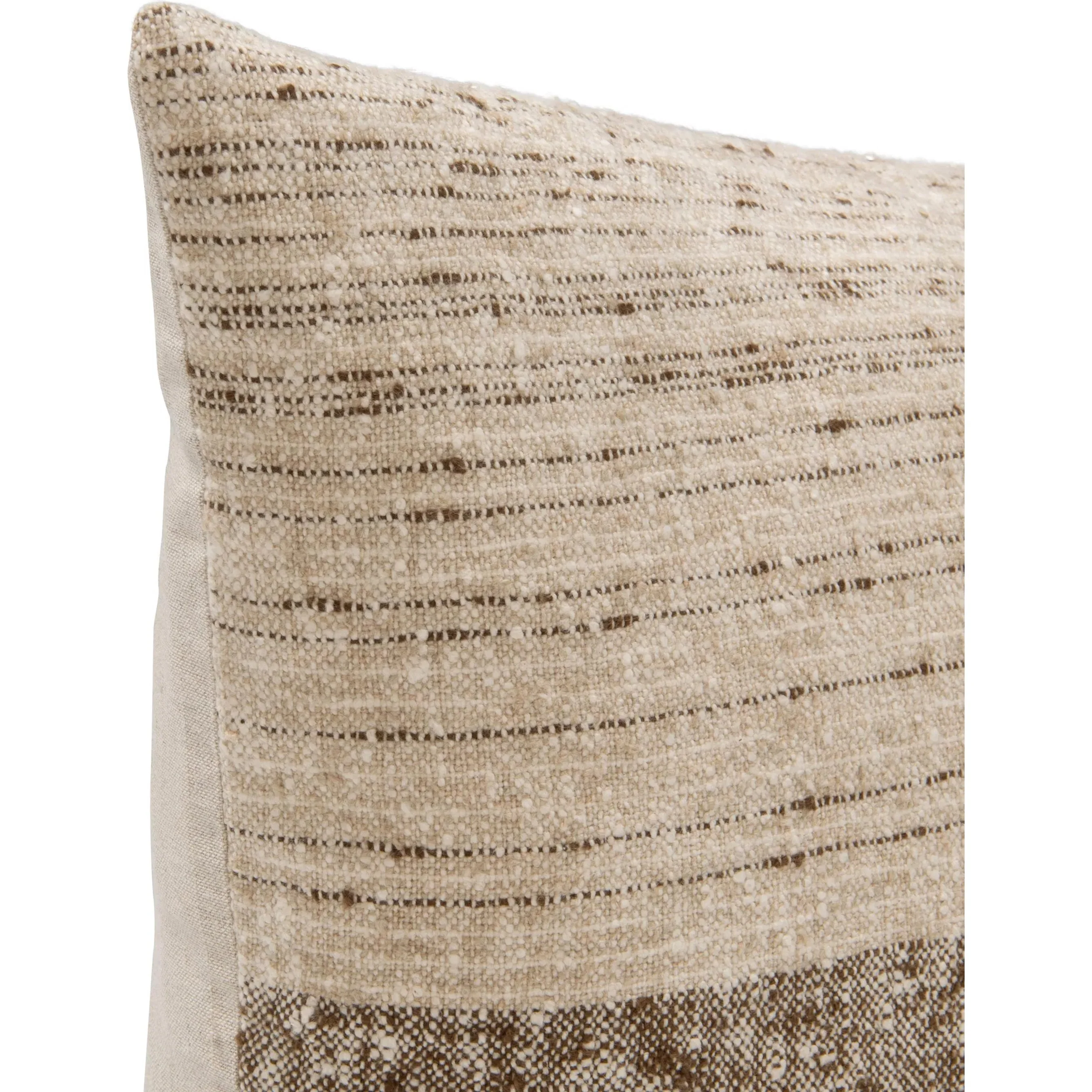 Beryl Linen Blend Fabric Throw Pillow - Image 3