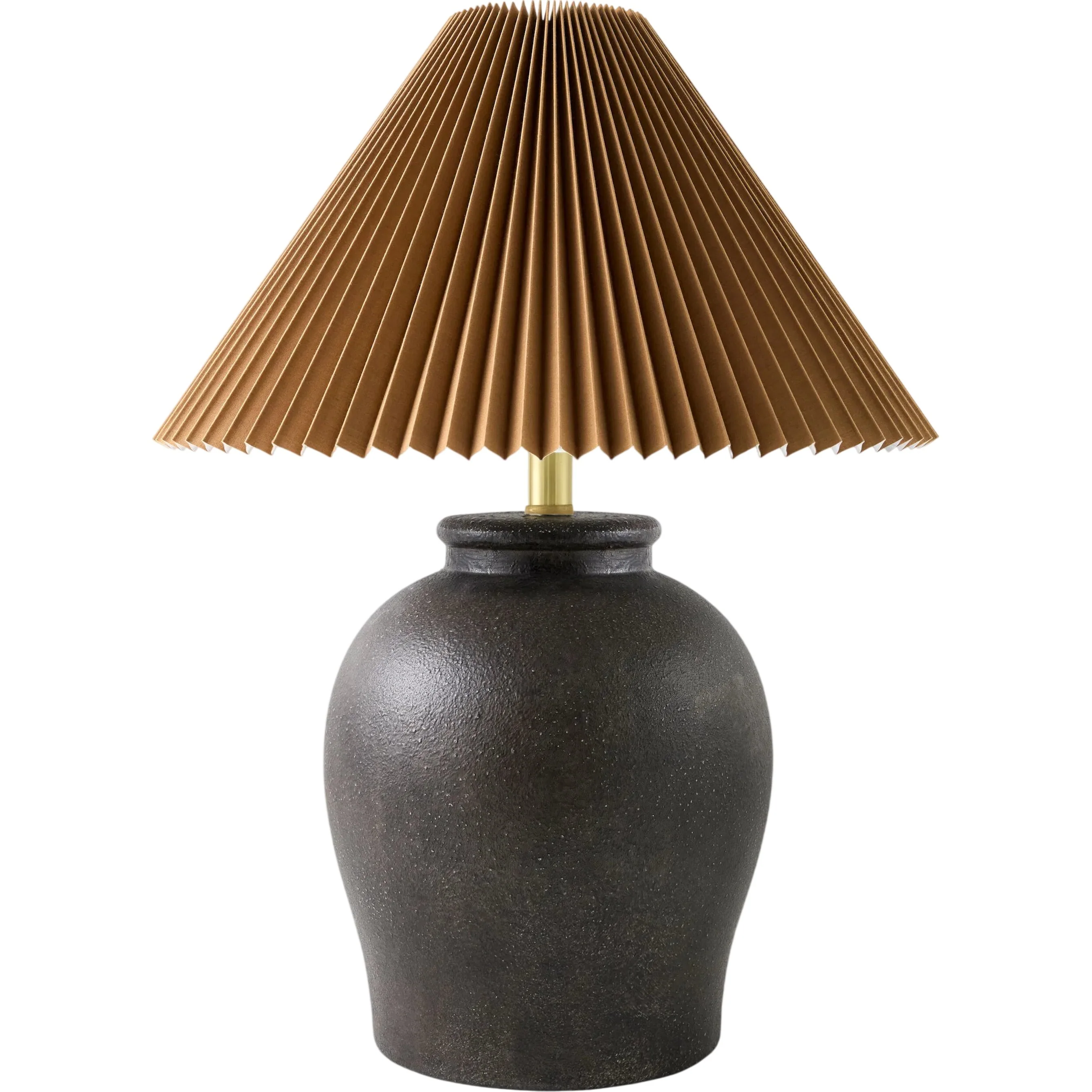Besson Accent Table Lamp with Pleated Shade - Image 3