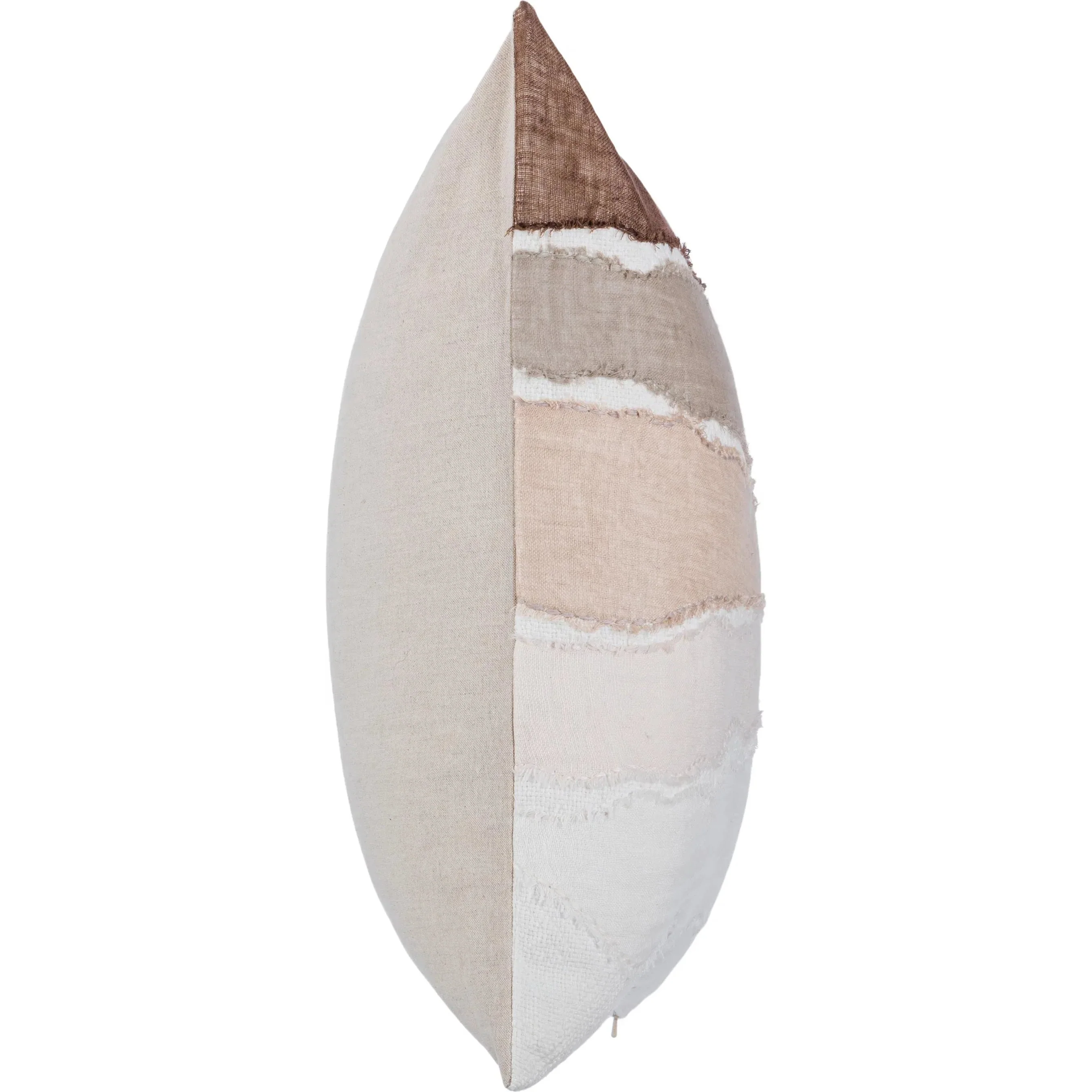 Bikram Linen Blend Hand Stitch Throw Pillow - Image 3