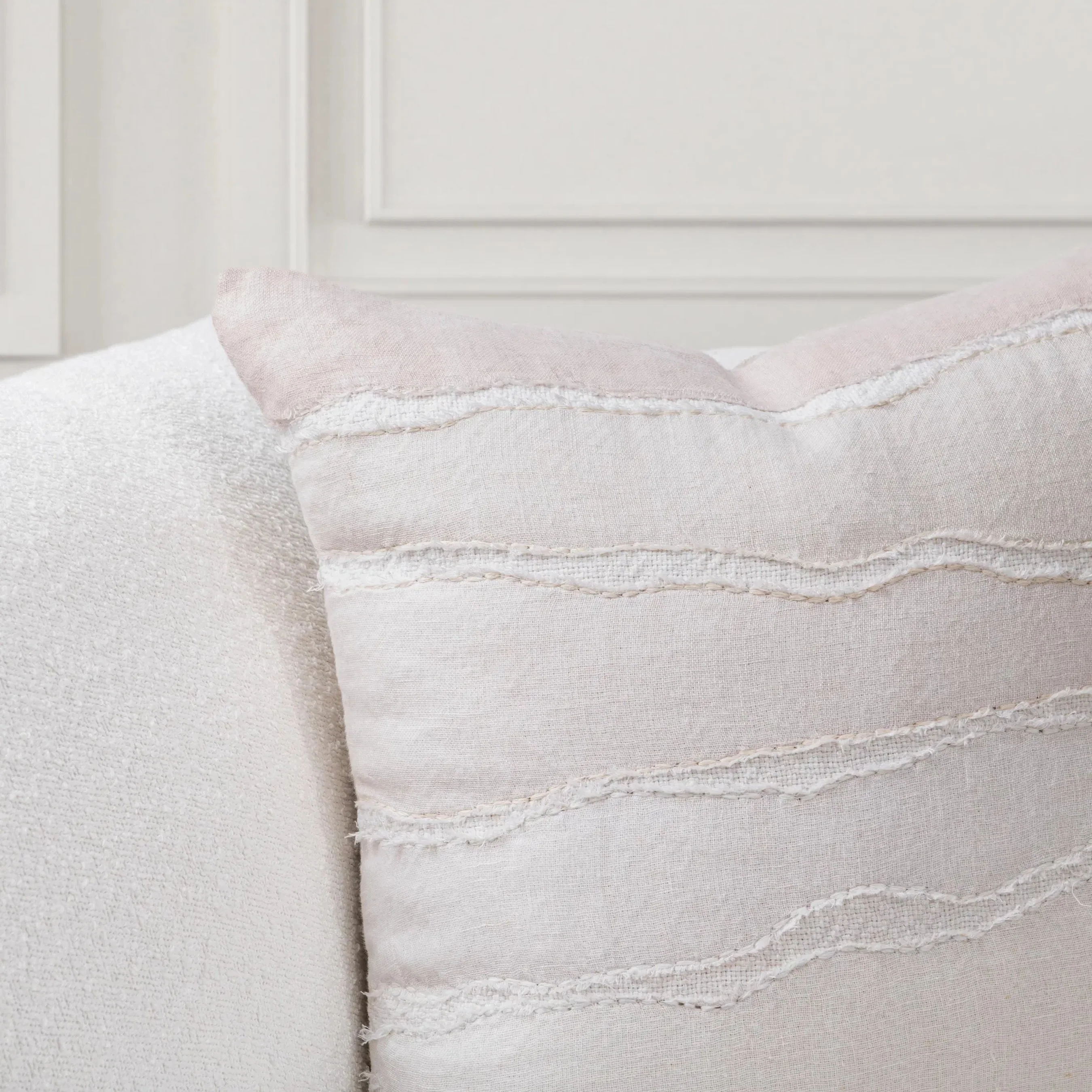 Bikram Linen Blend Throw Pillow - Image 4