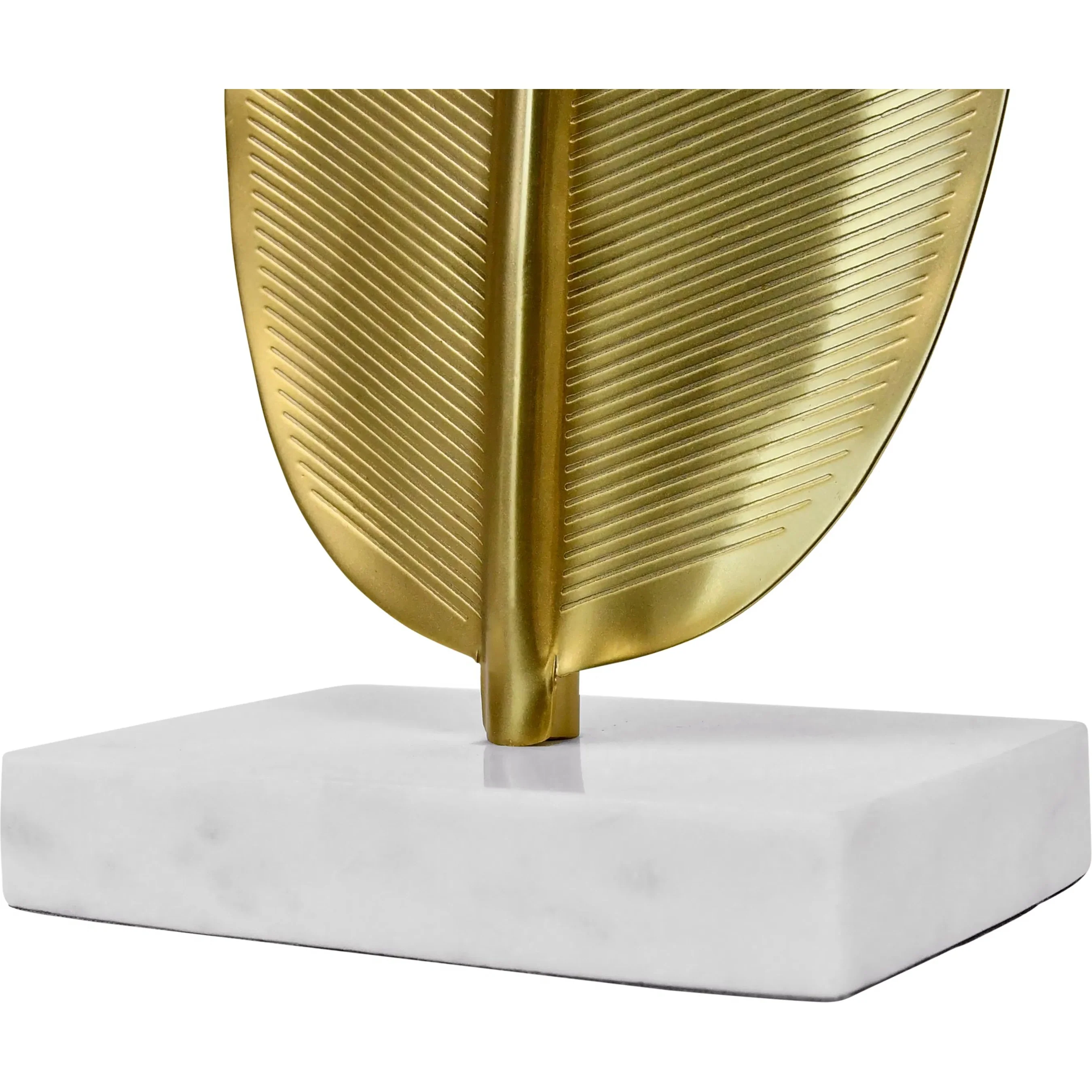 Blade Antique Brass Leaf Scultpture - Image 5
