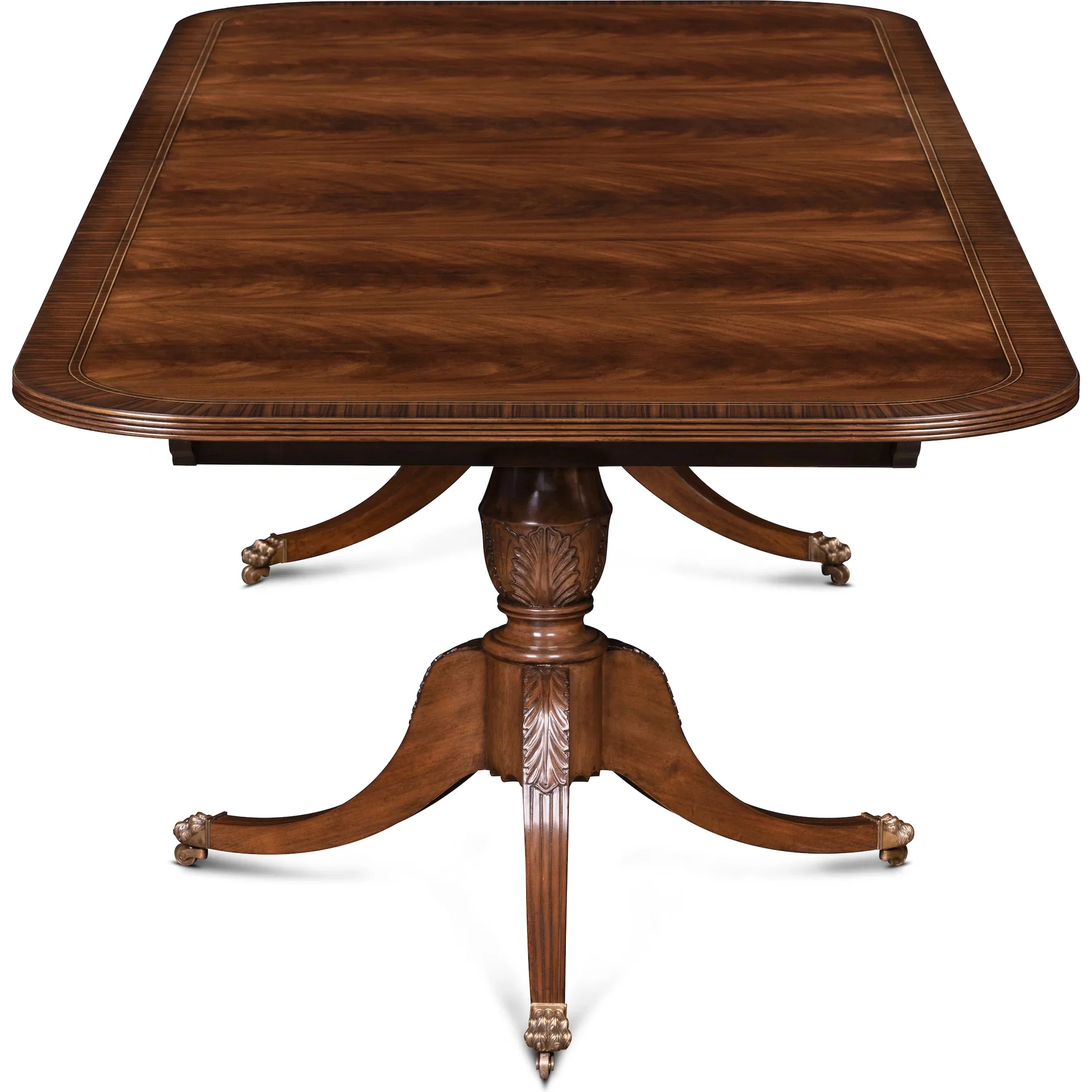 Bleached Reeded Dining Table - Image 3