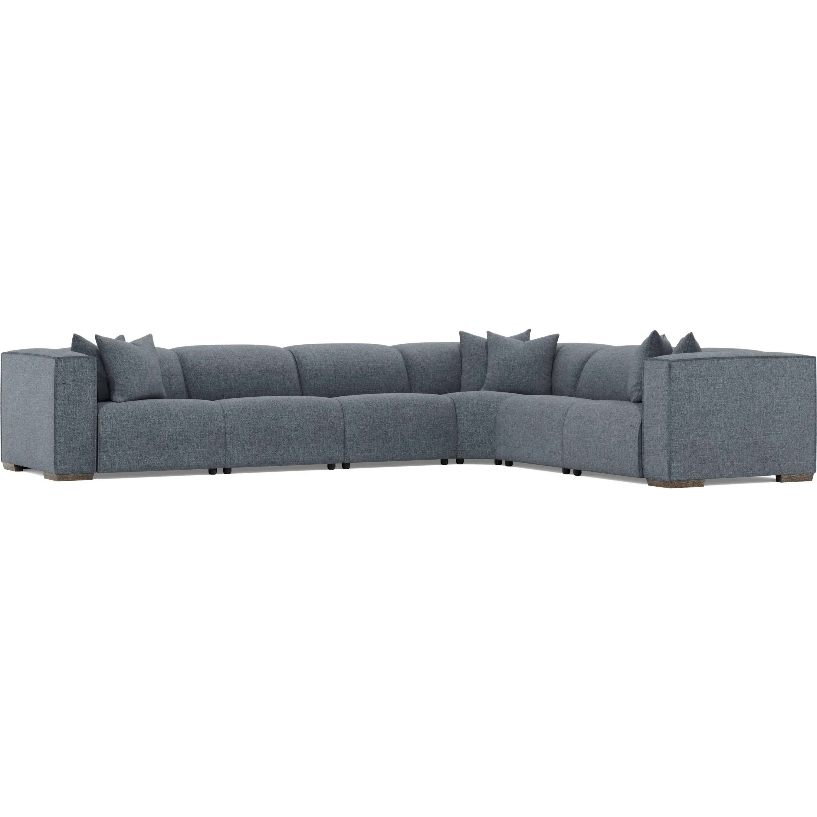 Bliss Fabric 6 Piece Power Motion Sectional