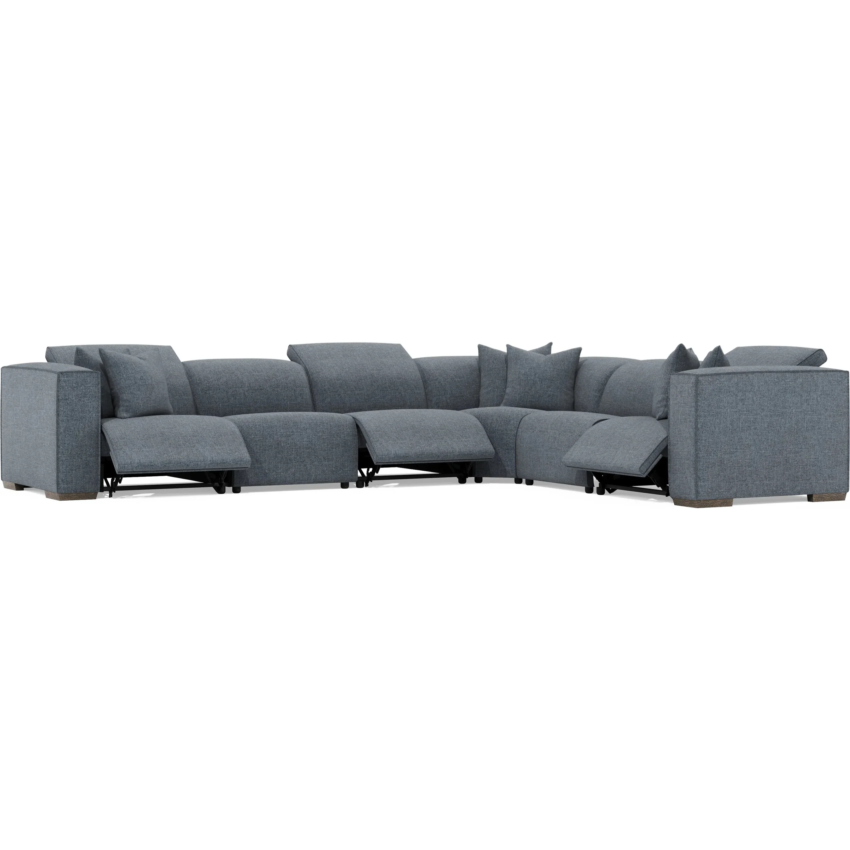 Bliss Fabric 6 Piece Power Motion Sectional - Image 2