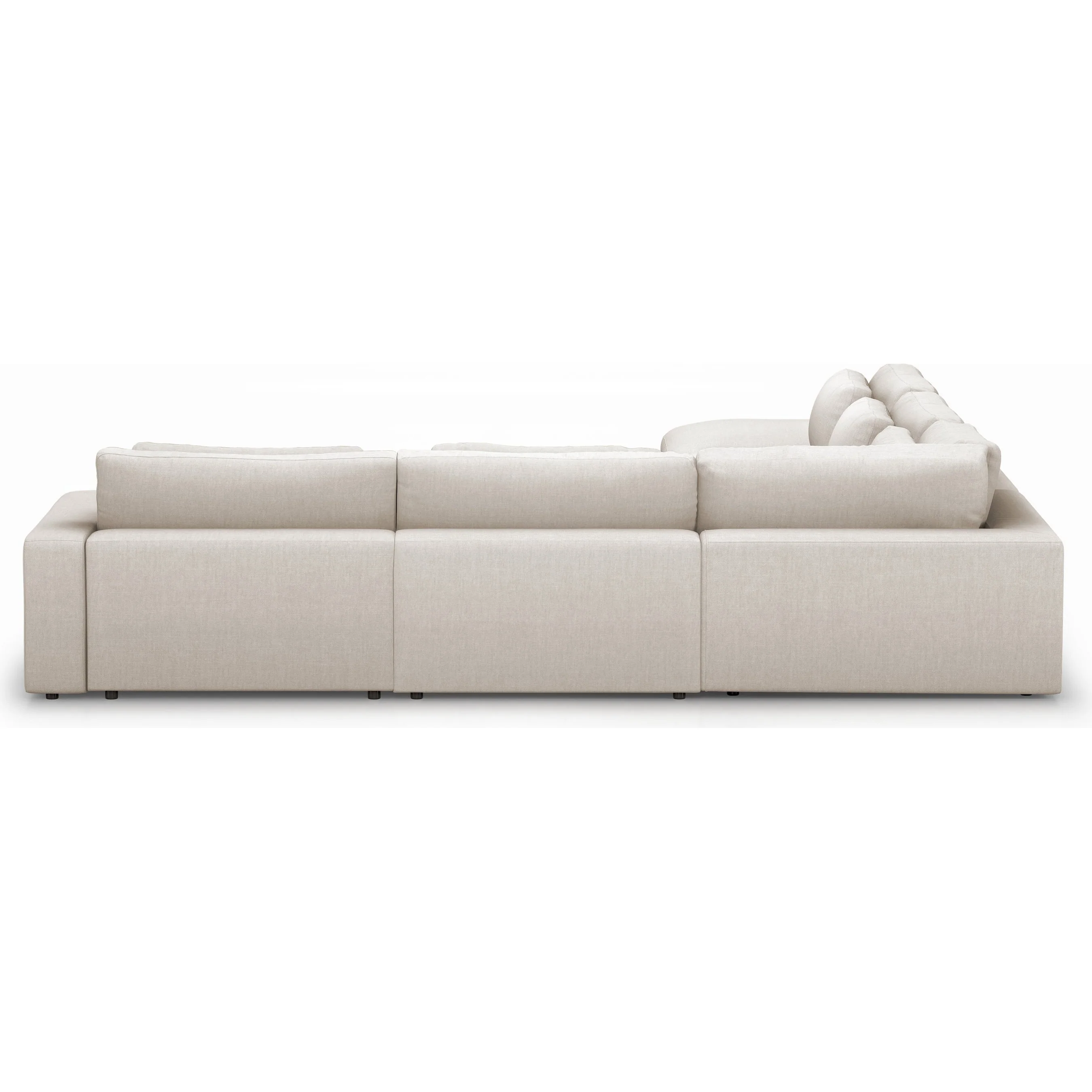 Bloor 5 Piece Sectional with Ottoman - Image 4