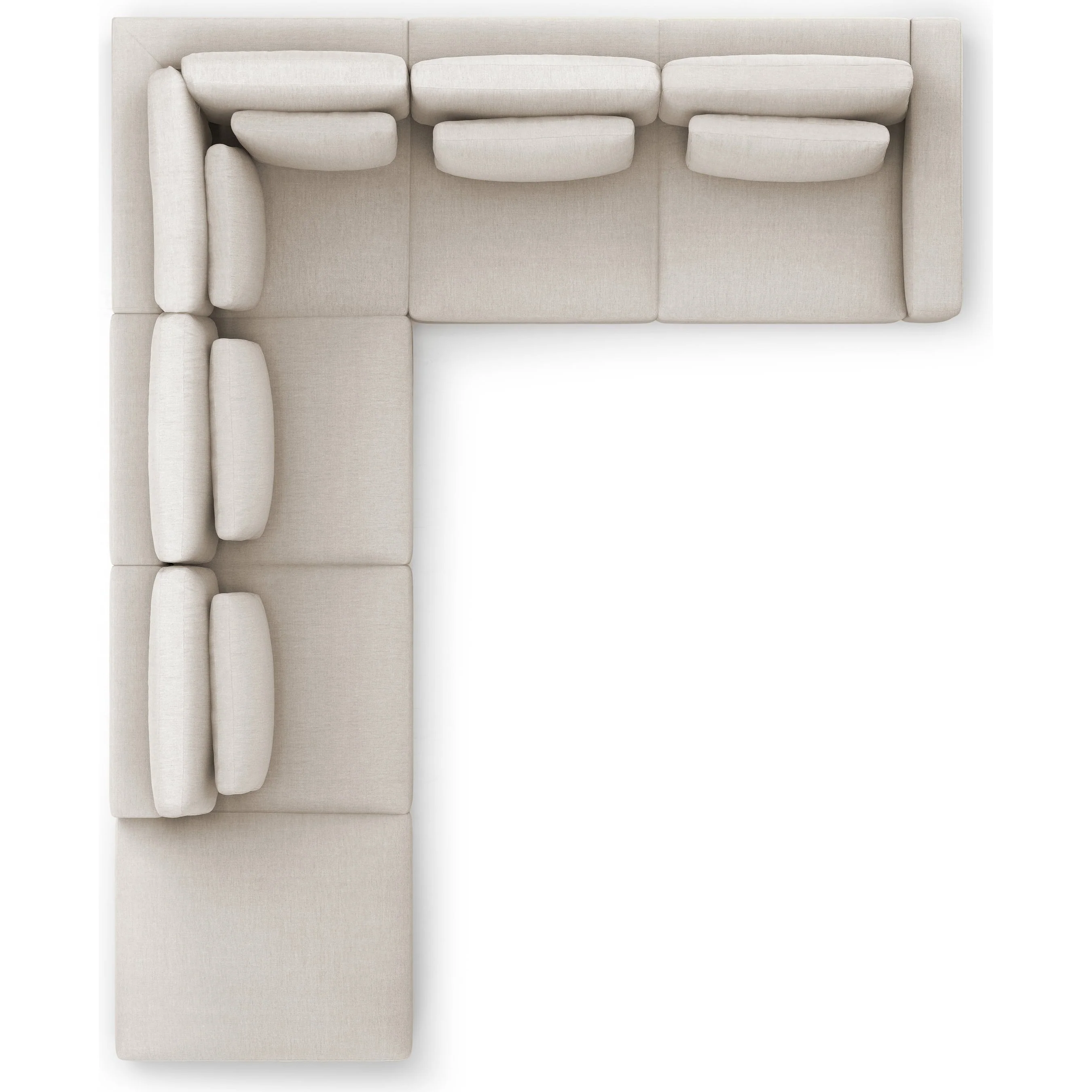 Bloor 5 Piece Sectional with Ottoman - Image 5