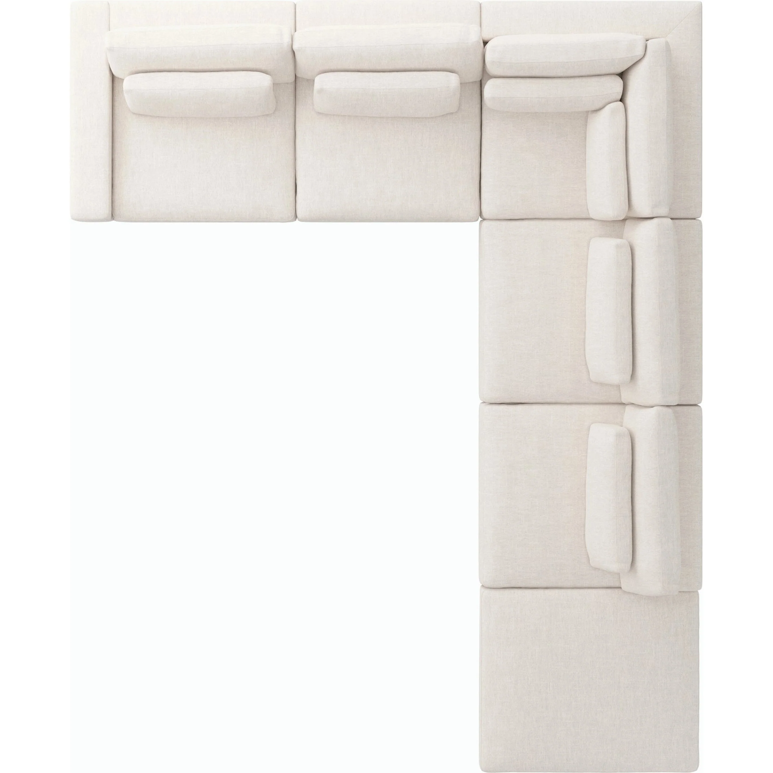 Bloor 5 Piece Sectional with Ottoman - Image 8