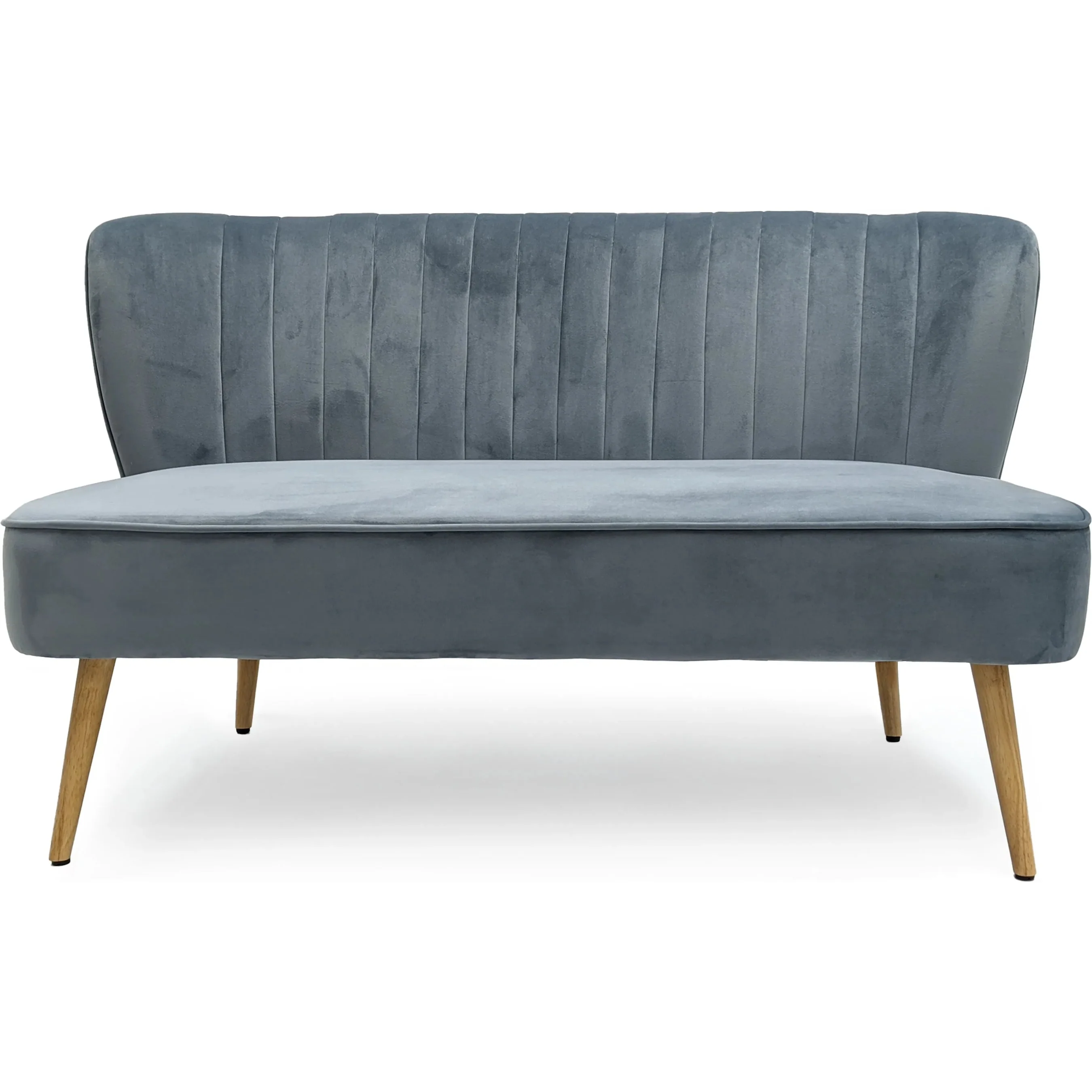 Blue Velvet Bench - Image 2