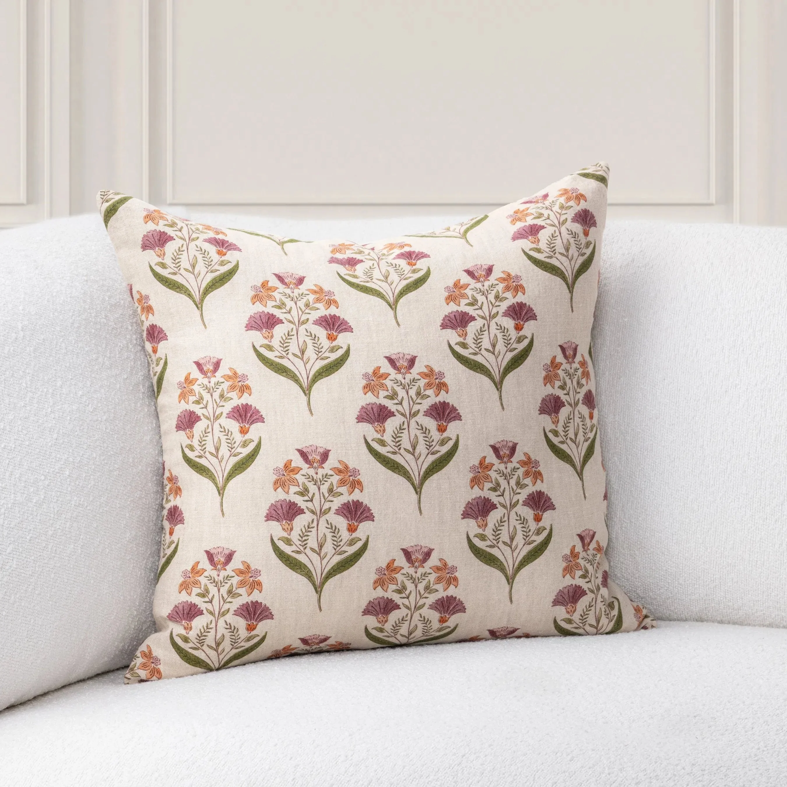 Bluffs Linen Throw Pillow - Image 2