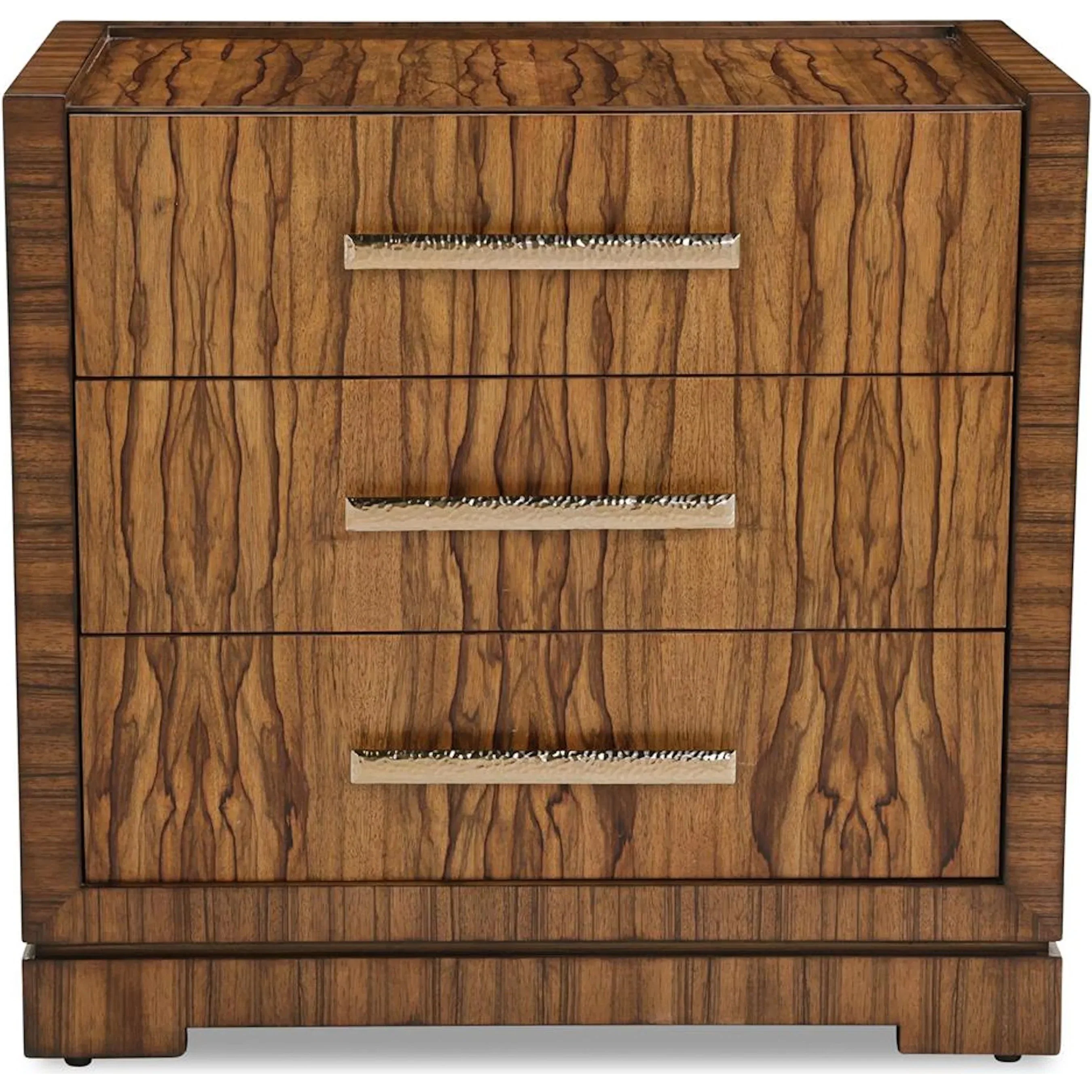 Borneo Three-Drawer Nightstand - Image 2