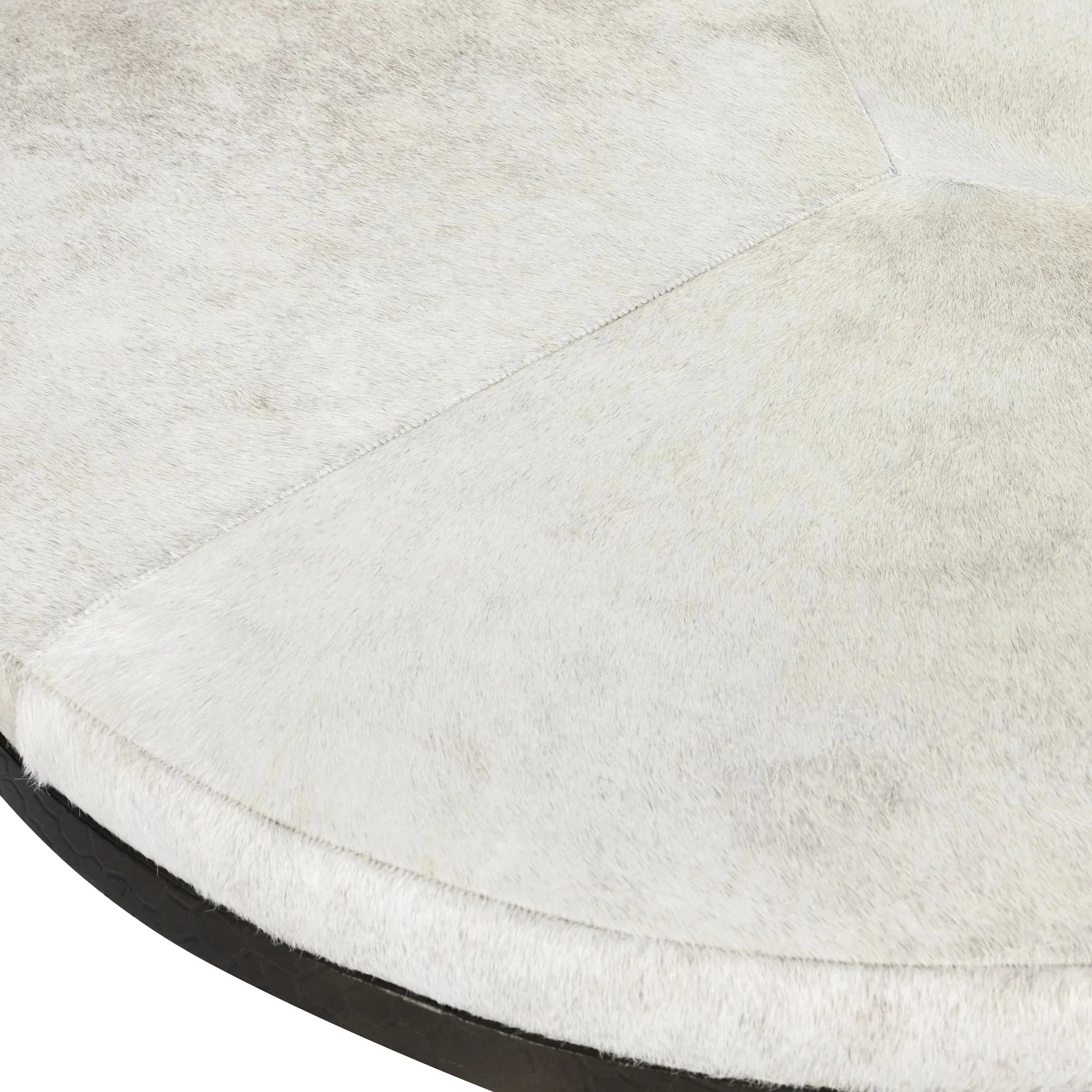 Bose Leather Round Cocktail Coffee Table - Image 5