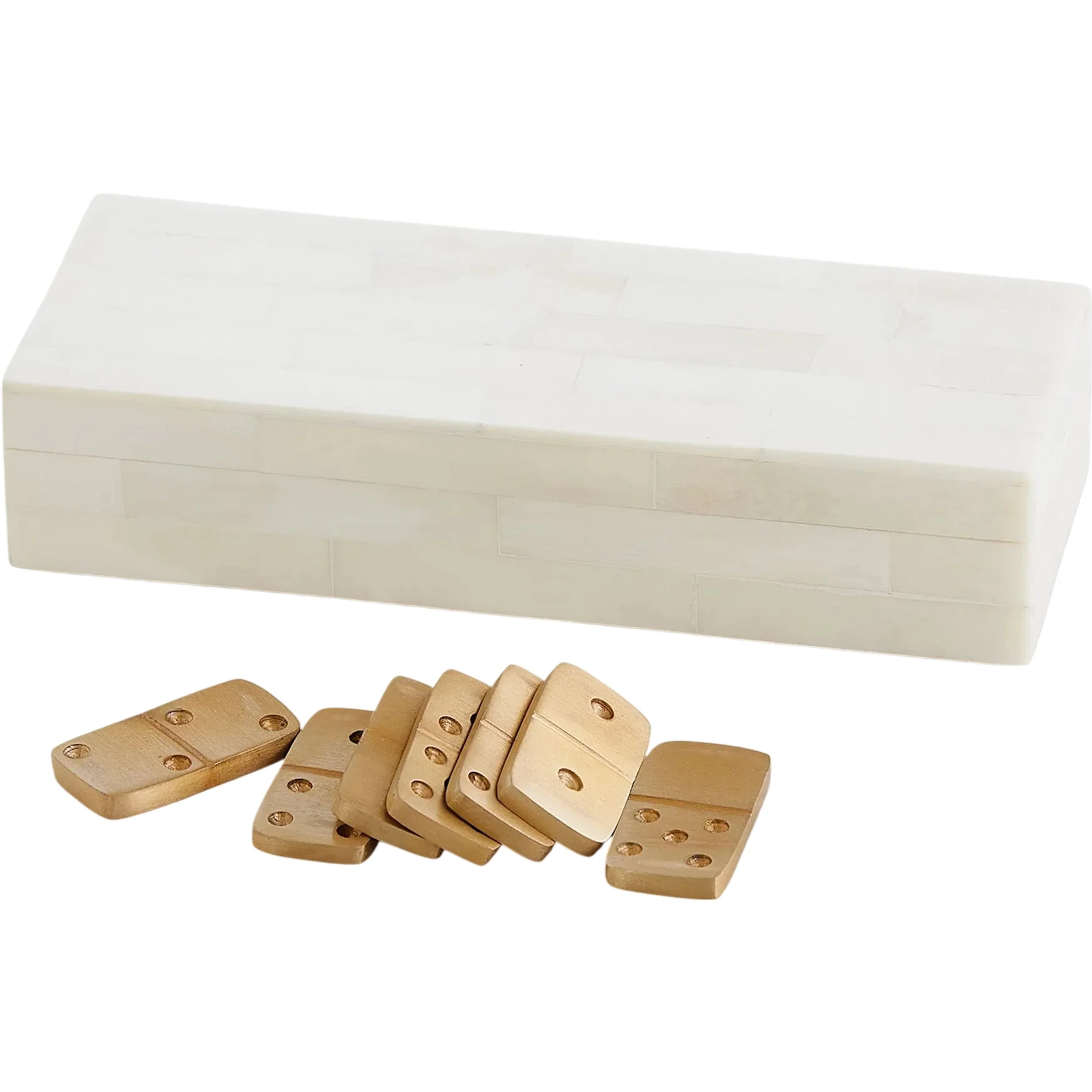 Boxed Bone Domino Set - Image 3