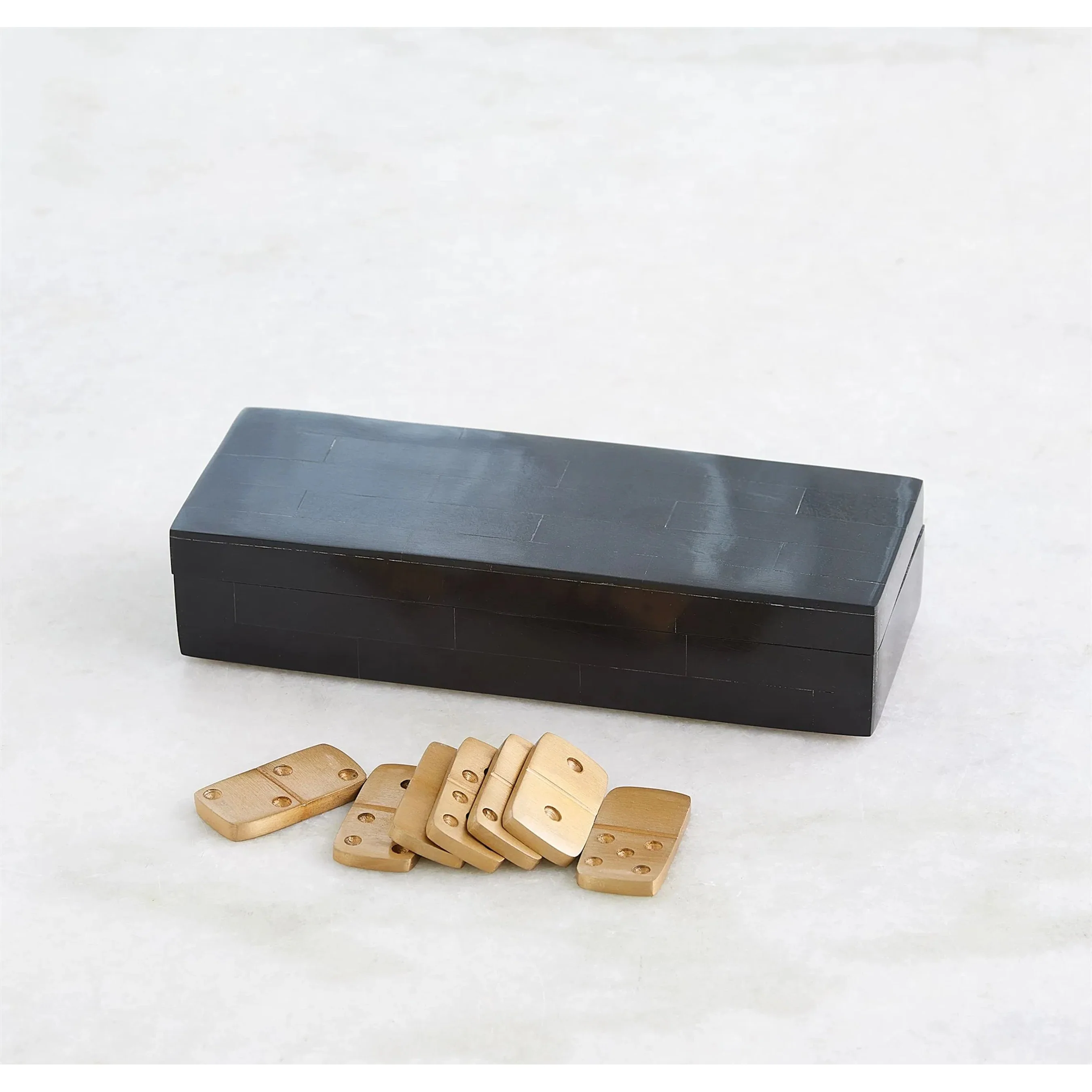 Boxed Bone Domino Set - Image 4