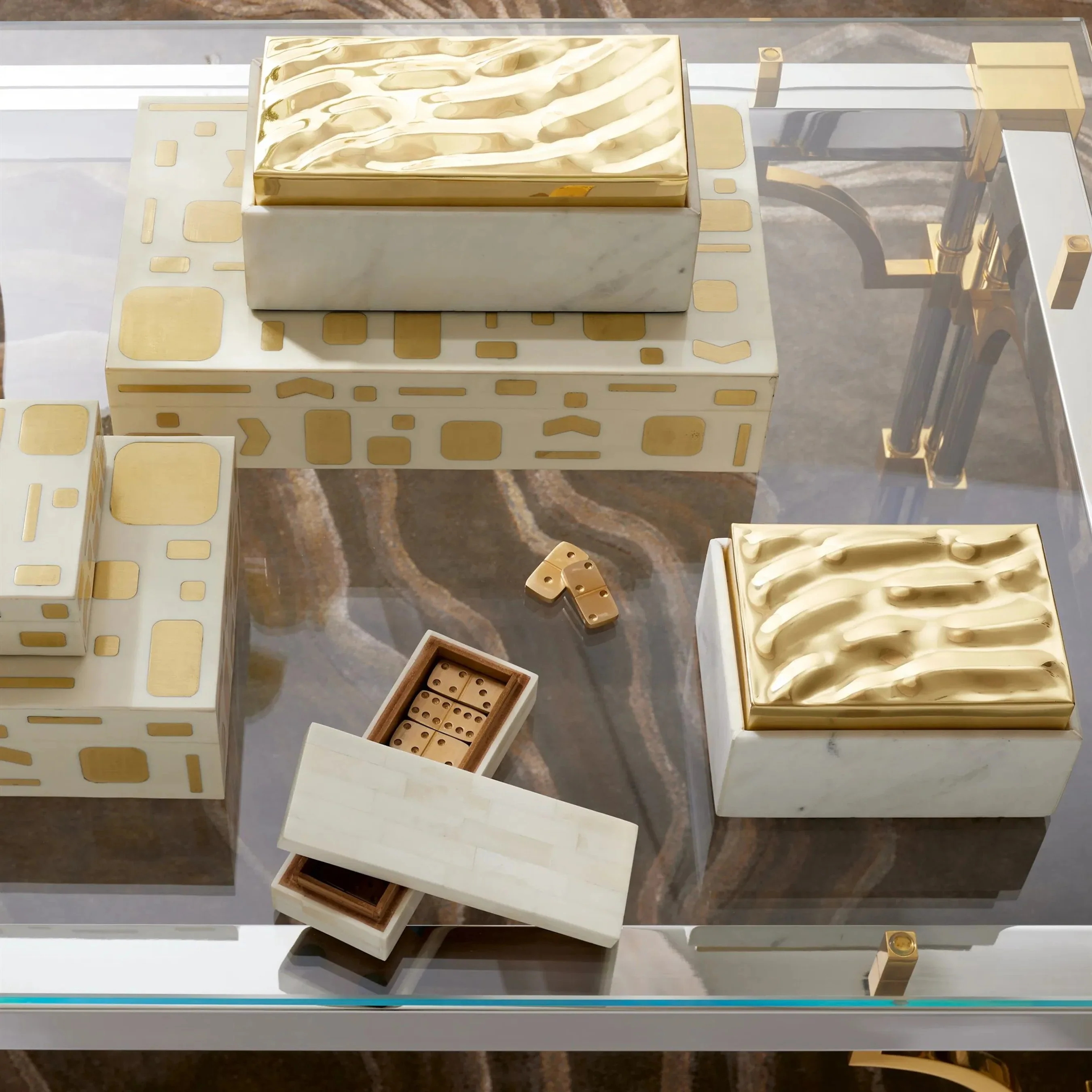 Boxed Bone Domino Set - Image 5