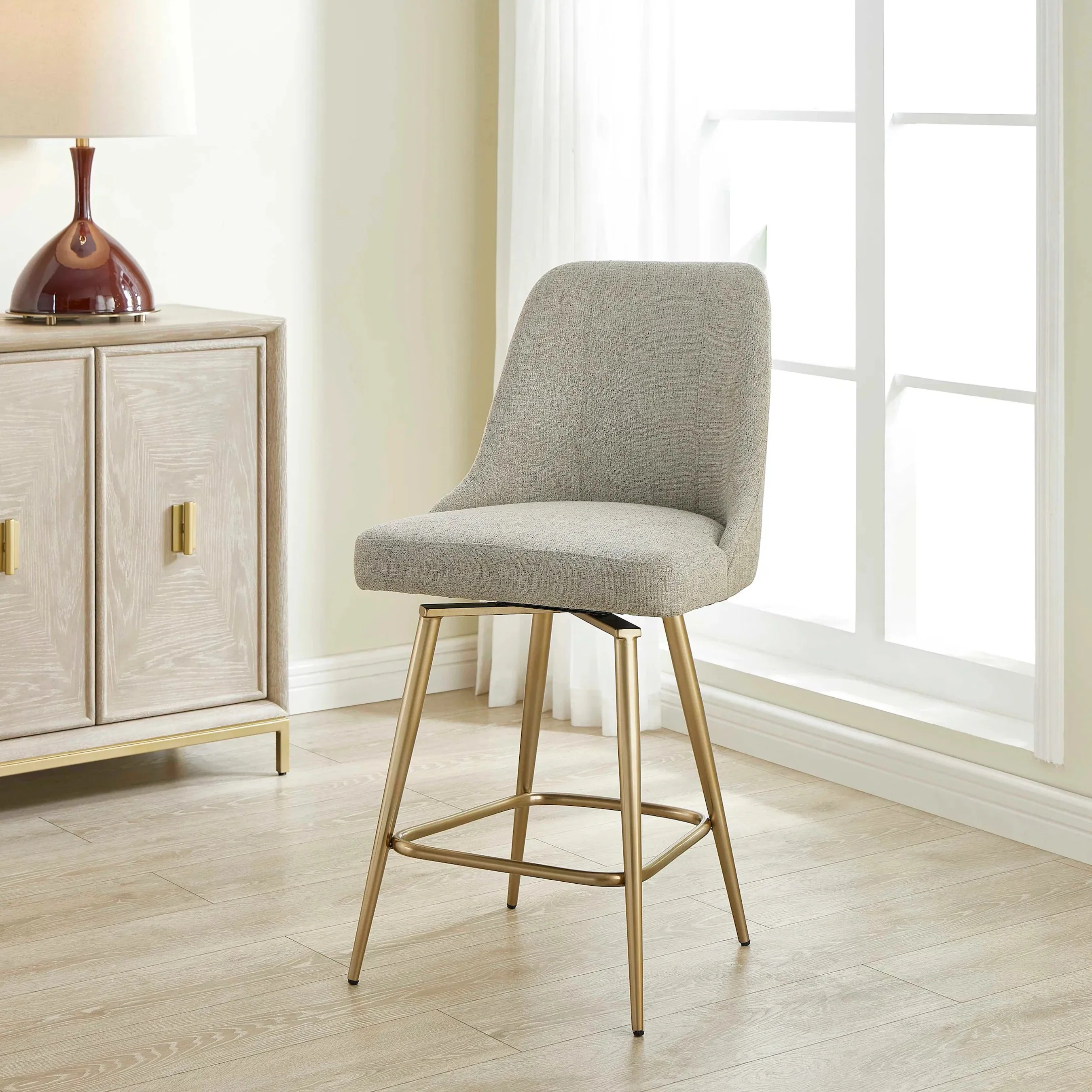 Bramwell Upholstered Counter Stool - Image 3
