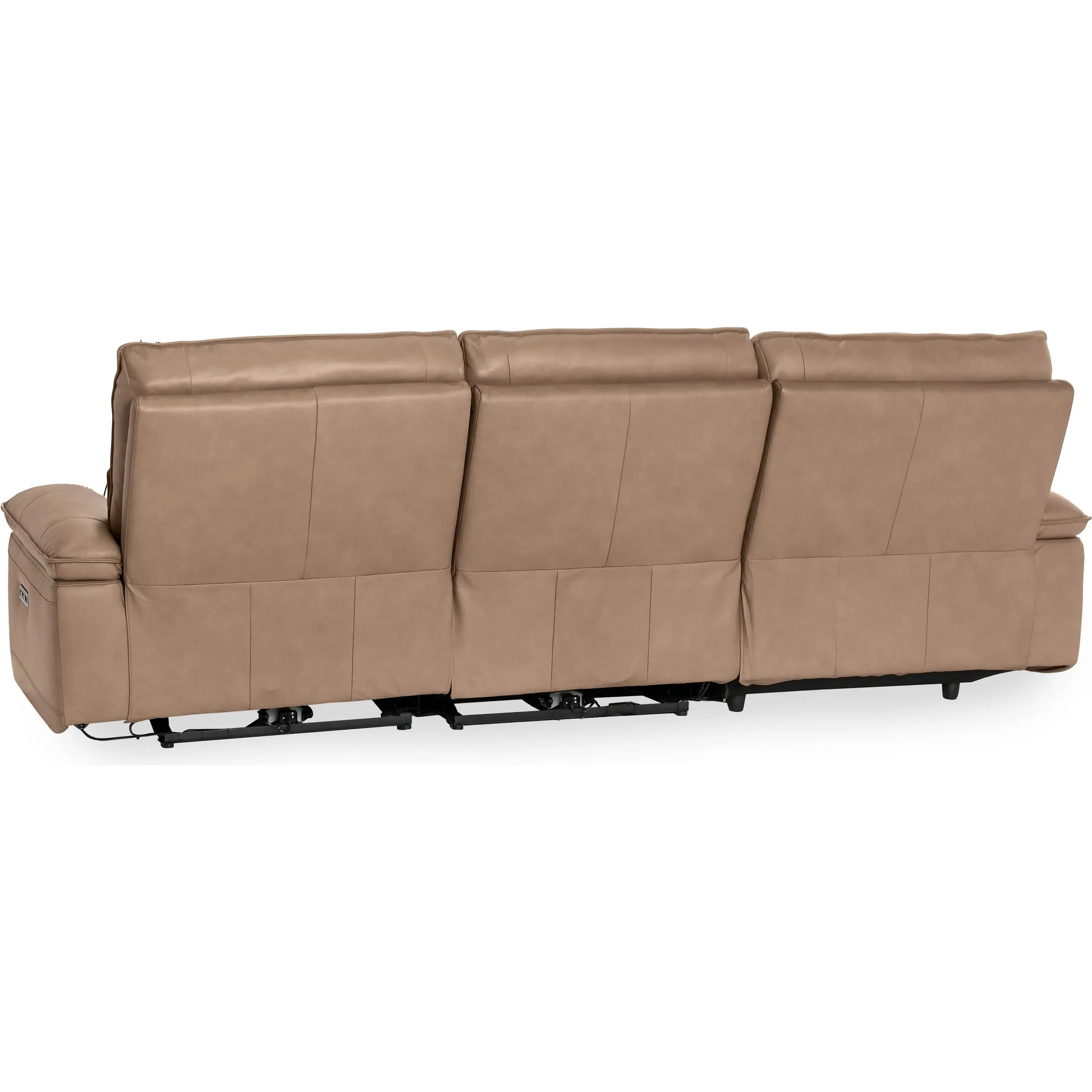 Branford Leather Power Recliner Sectional Sofa - Image 2