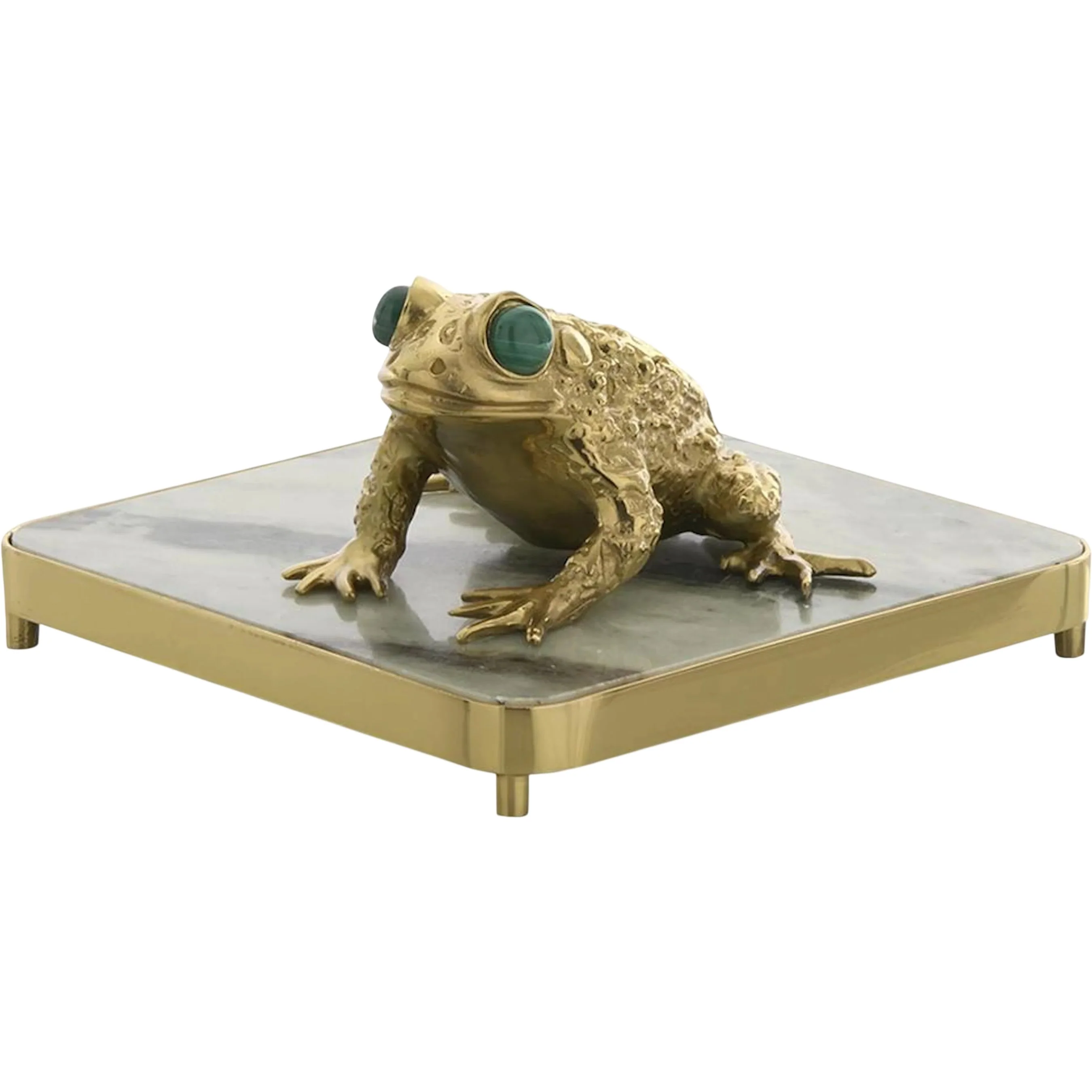 Brass Frog Napkin Holder