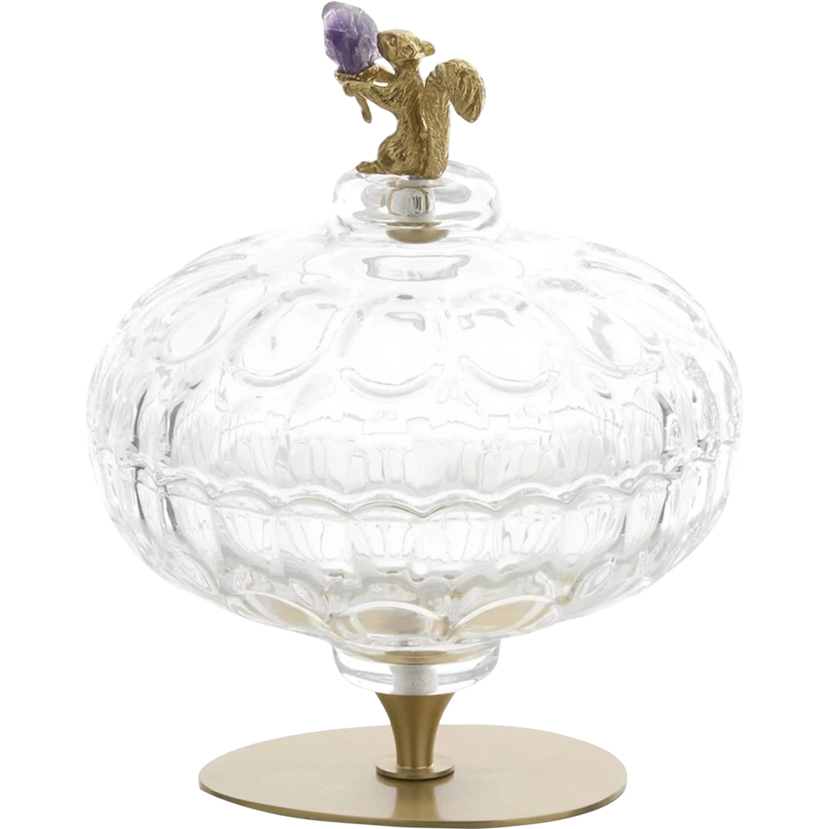 Brass Squirrel Perfume Bottle