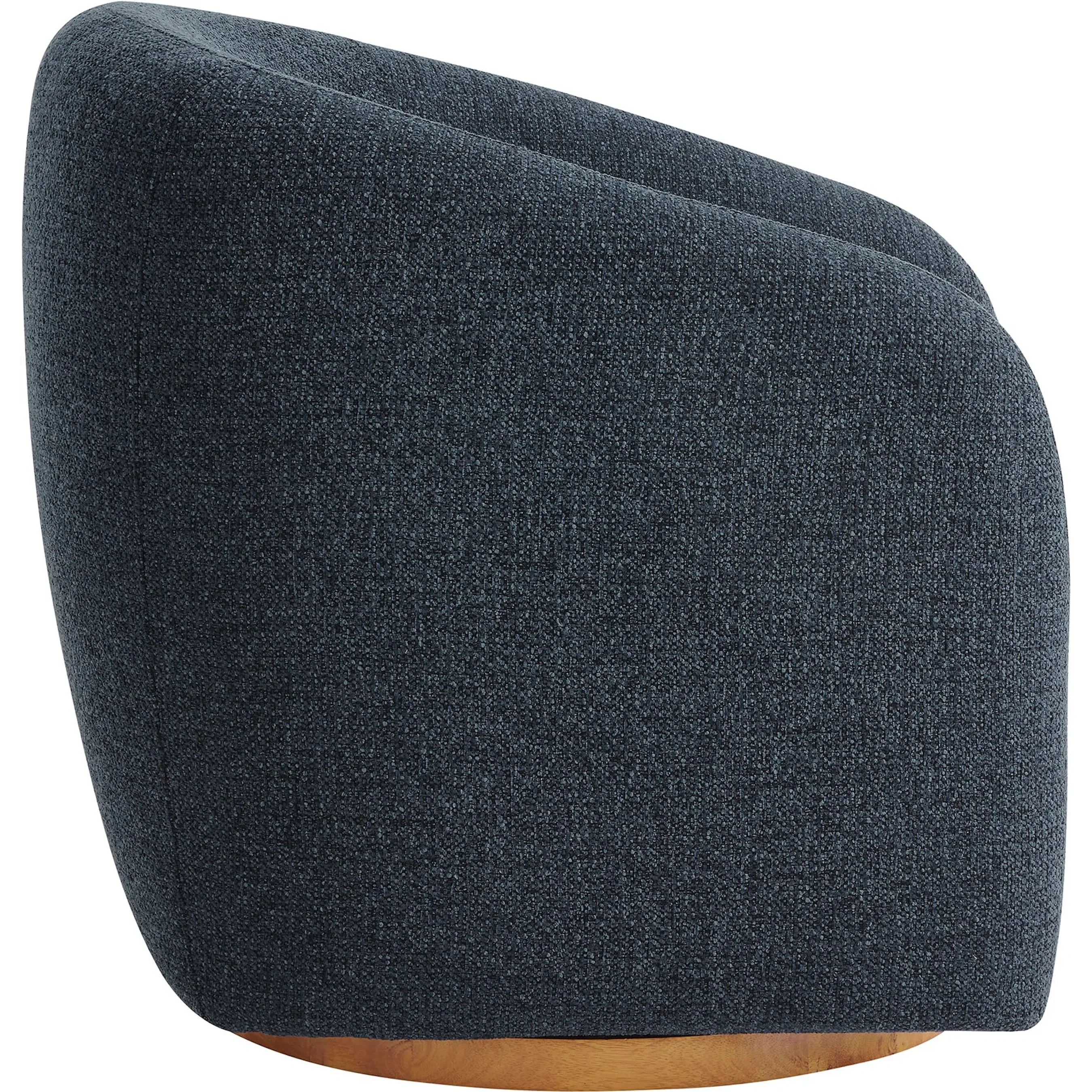 Breathitt Swivel Chenille Armchair - Image 12