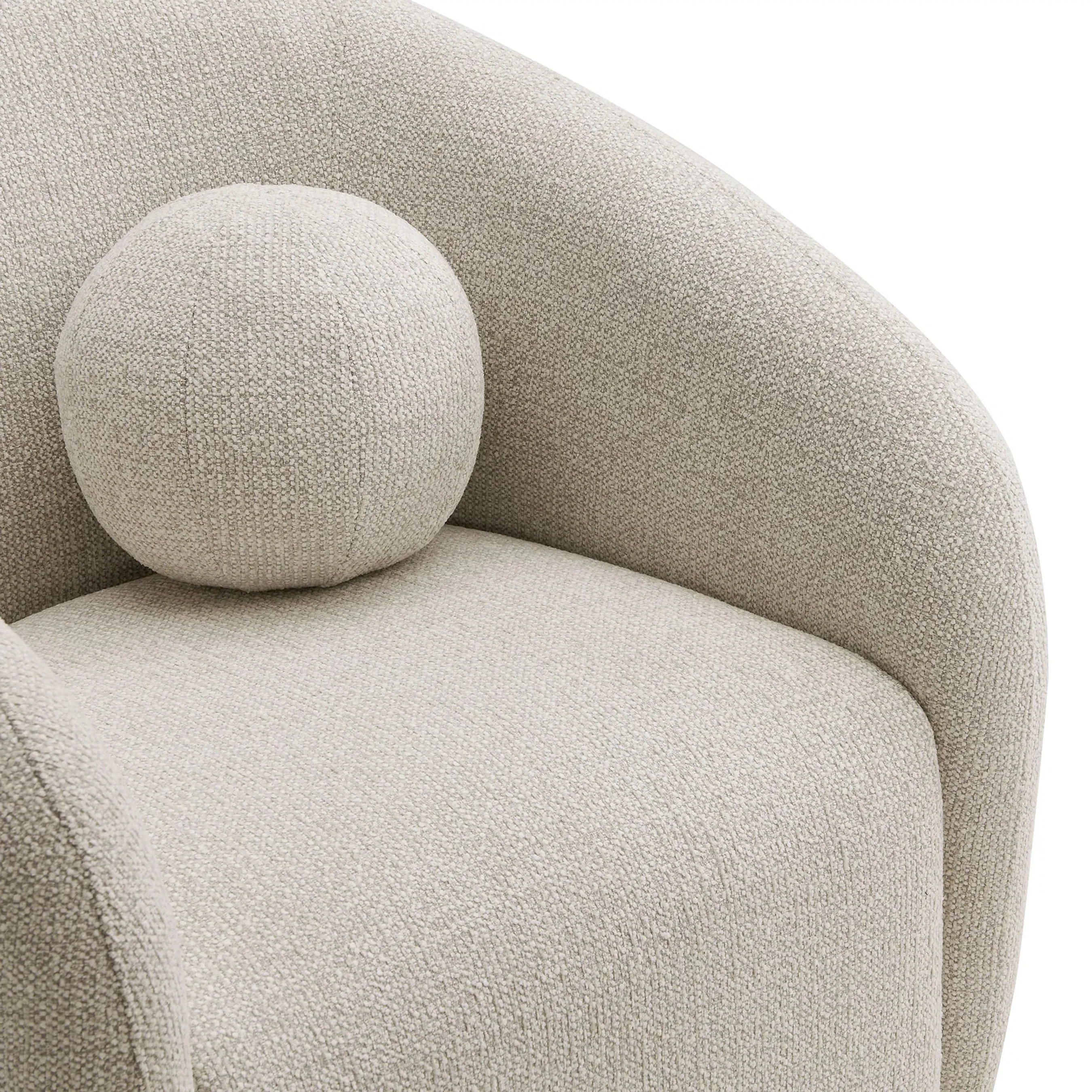 Breathitt Swivel Chenille Armchair - Image 22