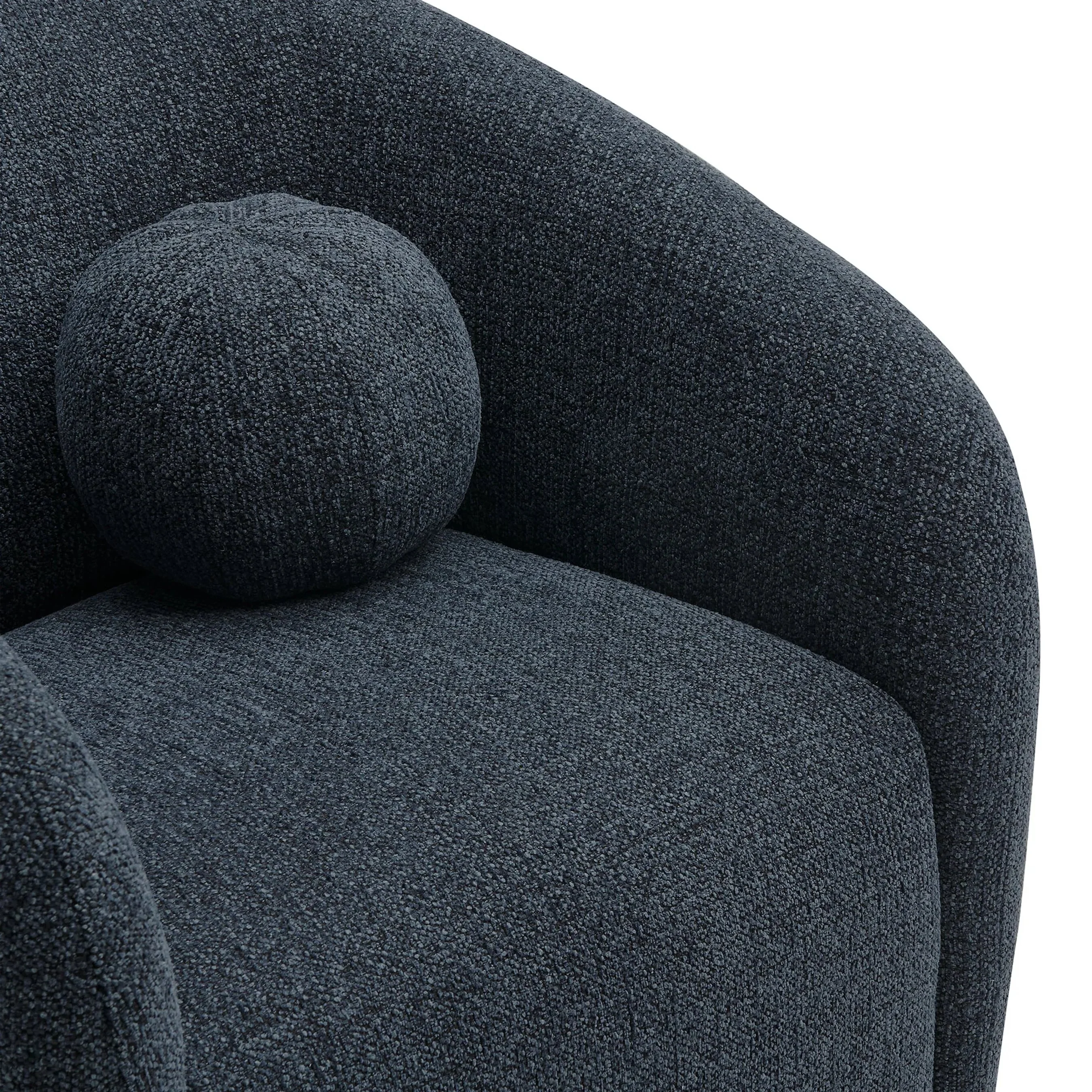Breathitt Swivel Chenille Armchair - Image 23