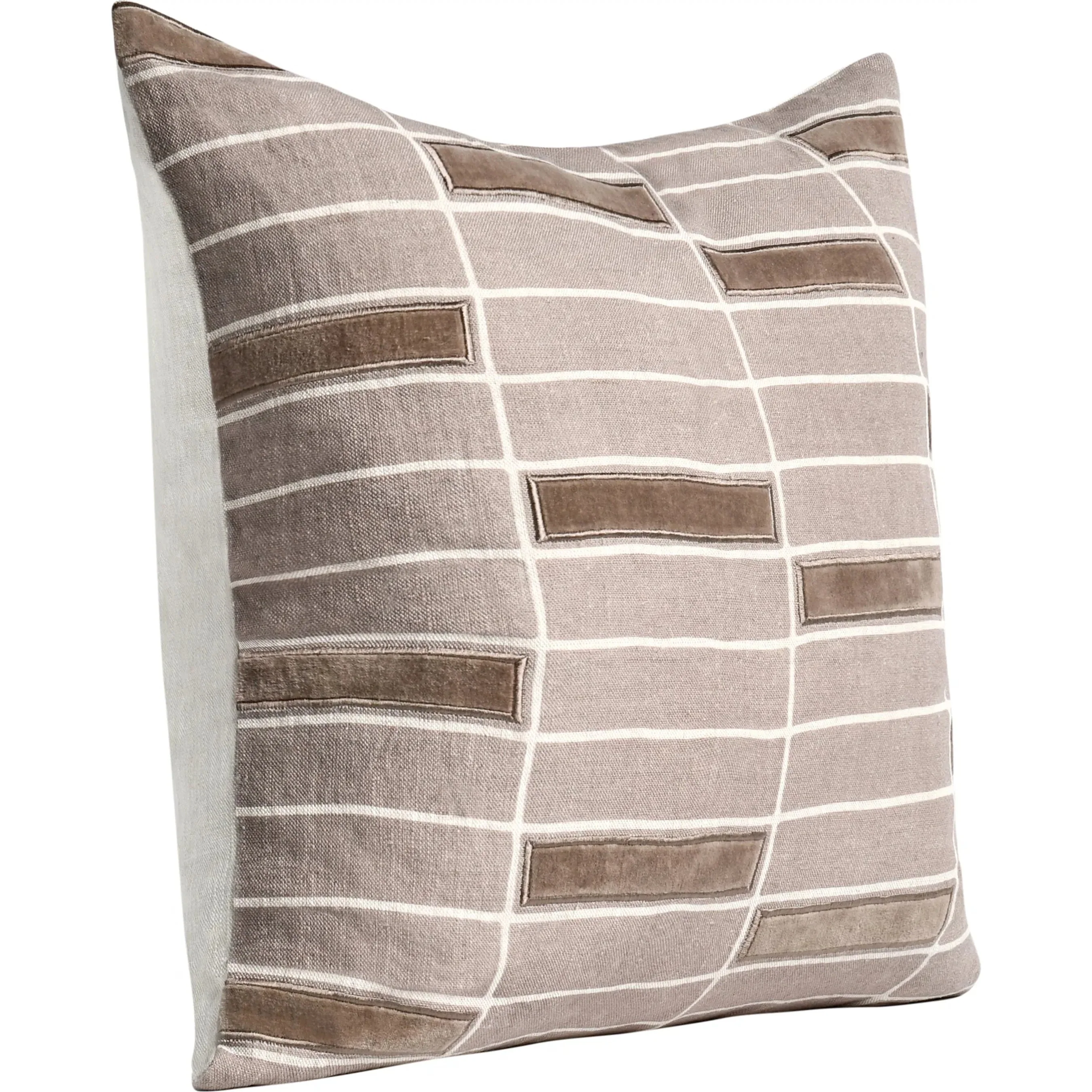 Breccia Belgian Linen Throw Pillow - Image 4