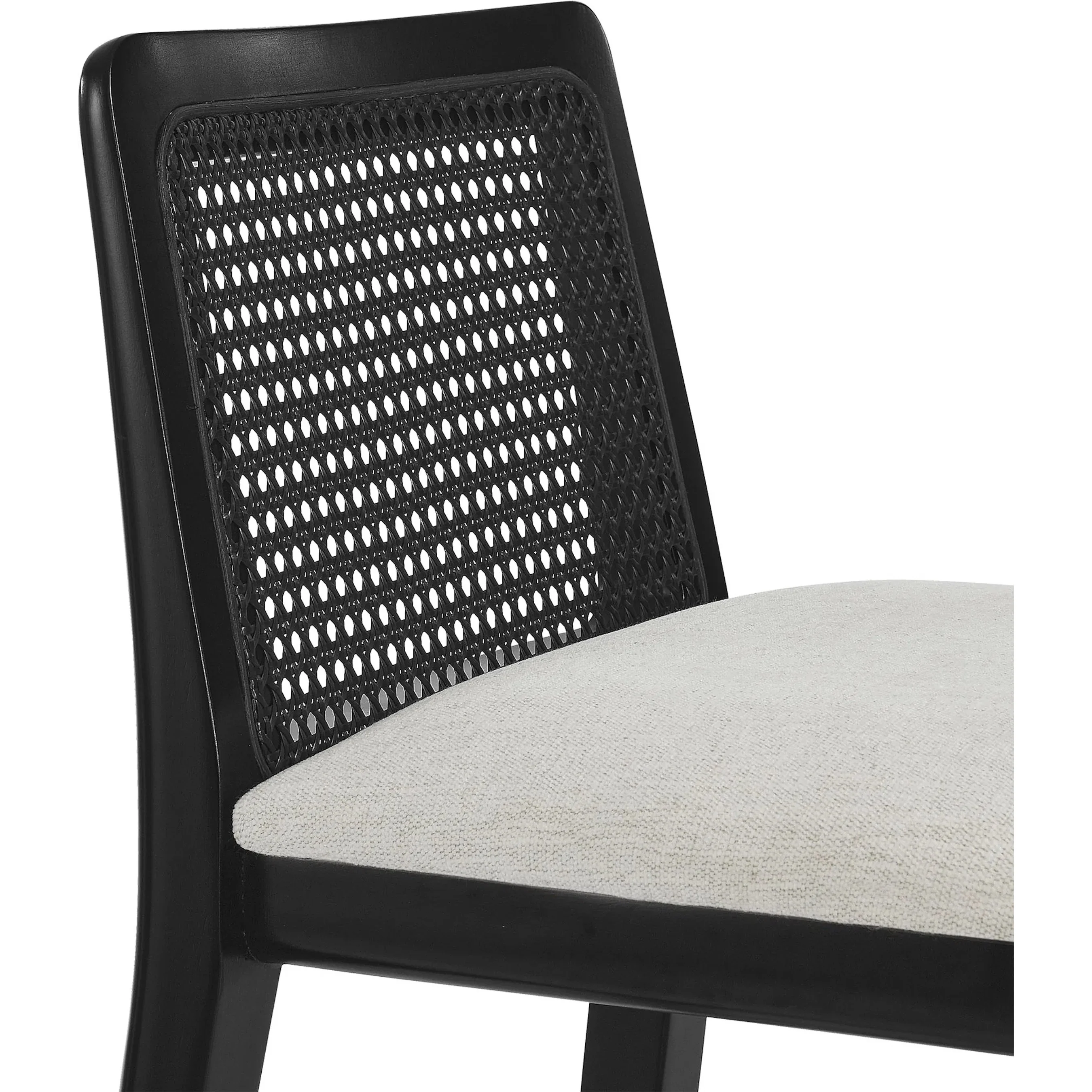 Bremer Wood and Rattan Bar Stool - Image 23