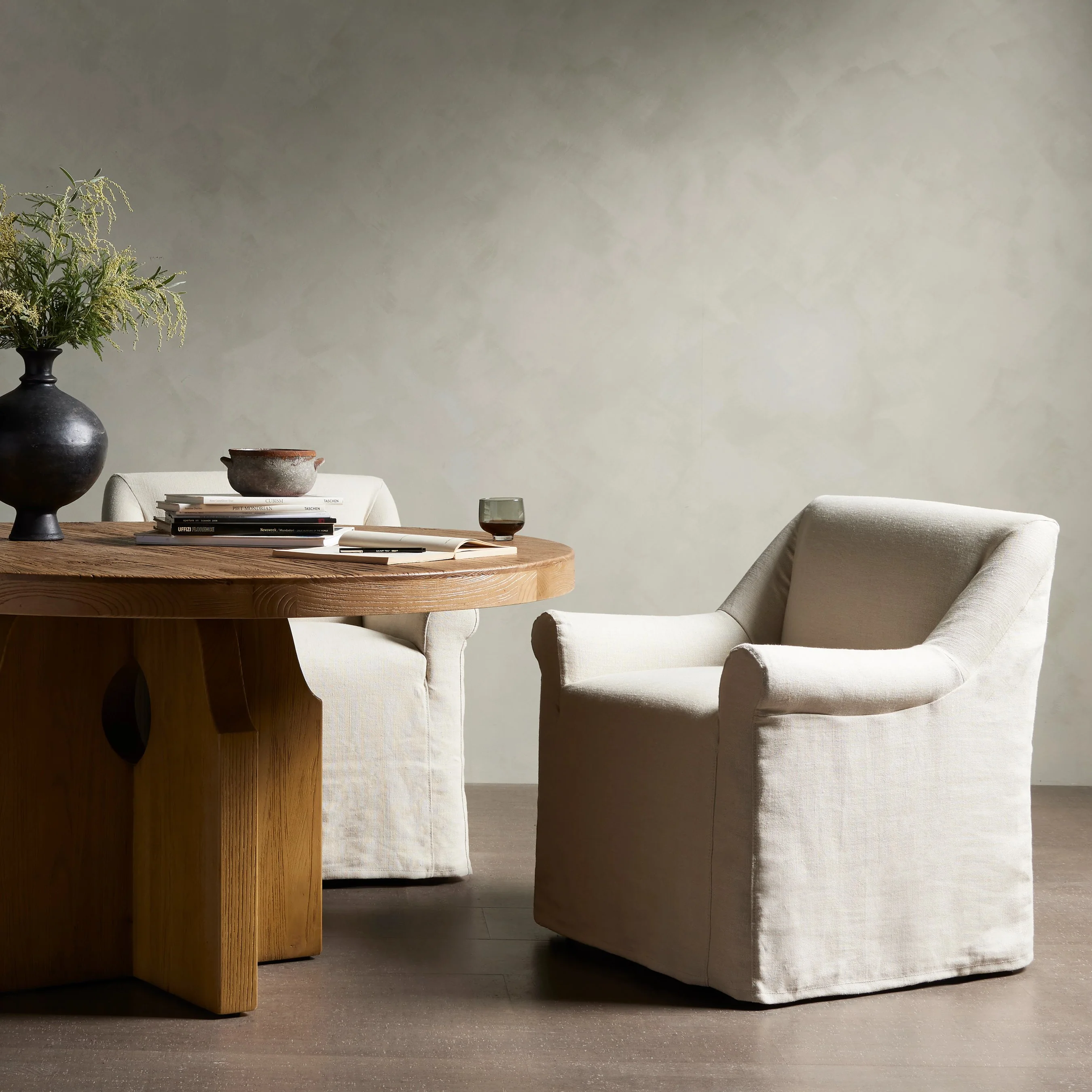 Bridges Slipcover Dining Armchair - Image 10