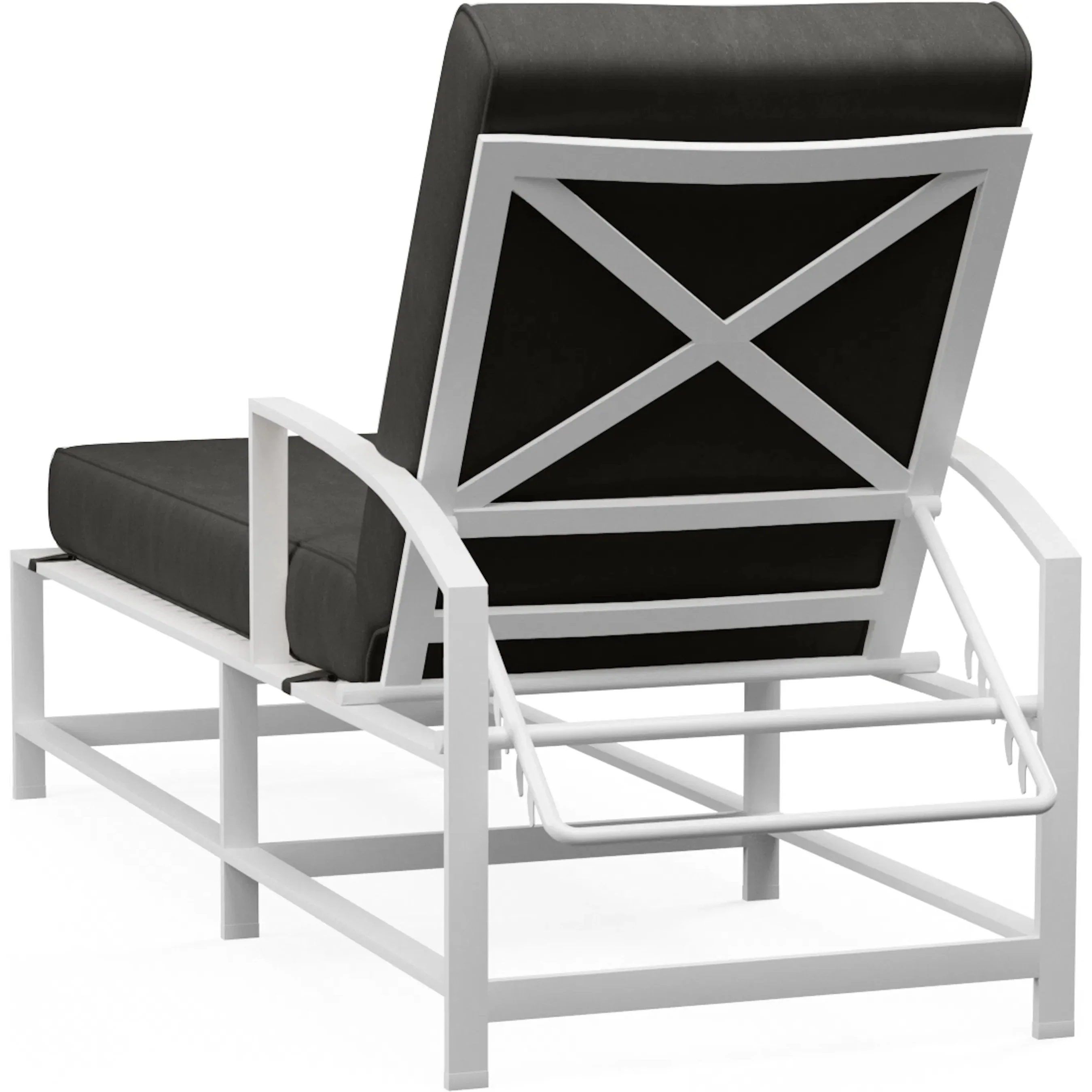 Bristol Outdoor Chaise in Canvas Flax w/ Self Welt - Image 11