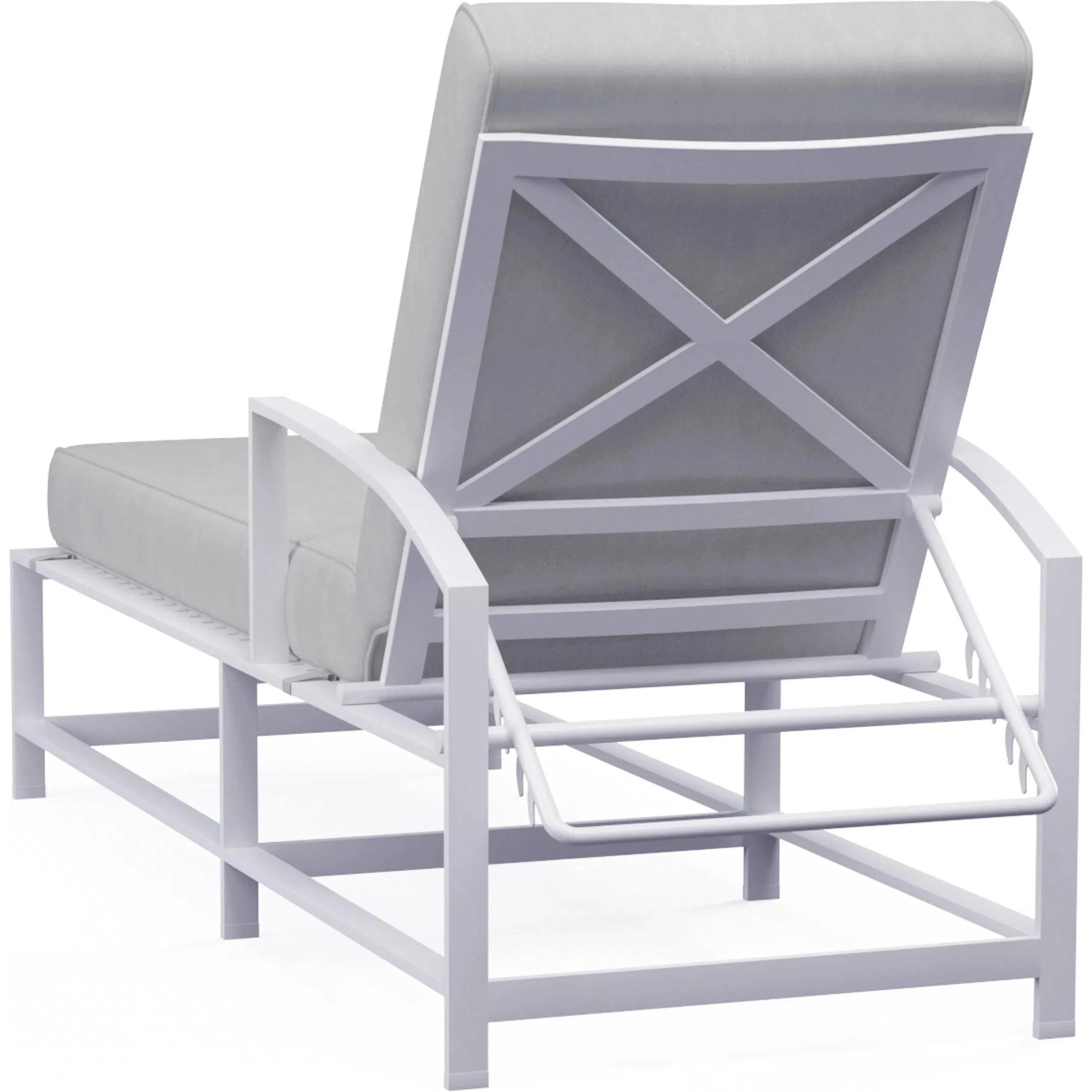Bristol Outdoor Chaise in Canvas Flax w/ Self Welt - Image 13